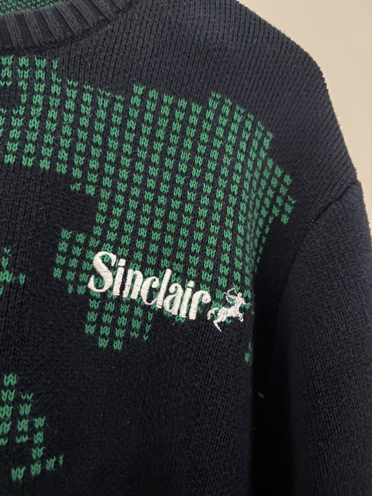 Sinclair Global Sinclair intarsia knit sweater XL Size US XL / EU 56 / 4 - 2 Thumbnail