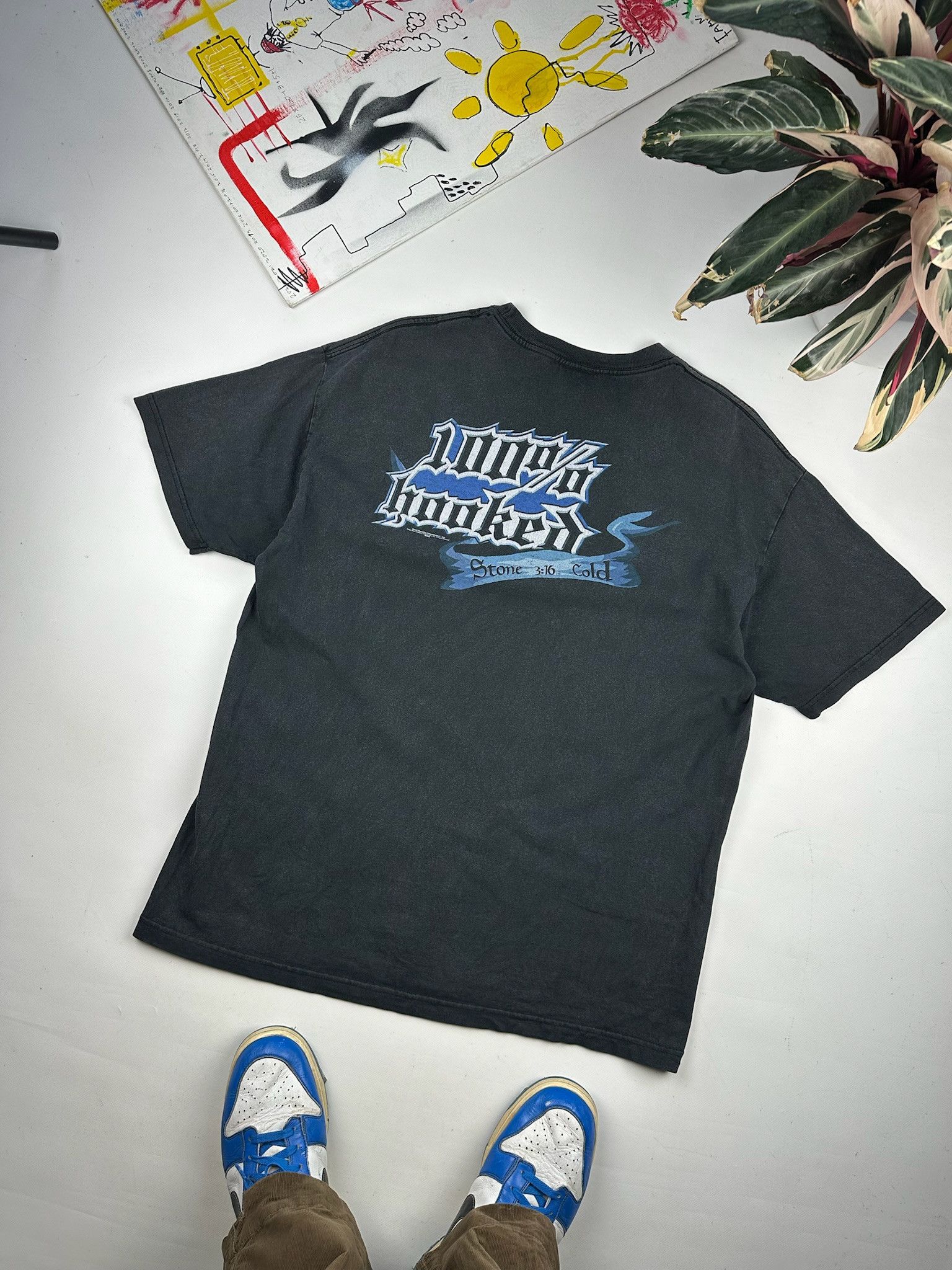 Vintage 90’s STONE COLD Steve Austin 3:16 T-Shirt faded Size US XL / EU 56 / 4 - 9 Thumbnail