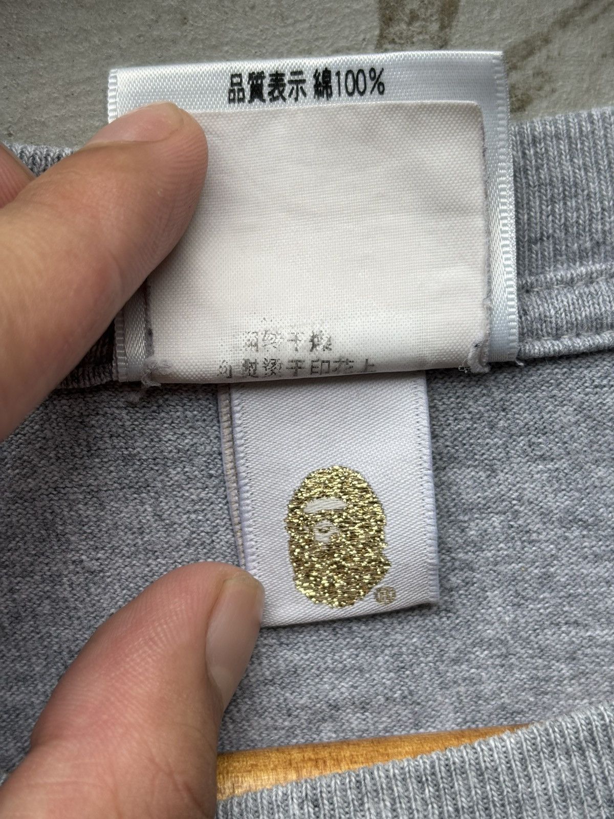 Bape A Bathing Ape (BAPE) 1st Camo Big Ape Head Mirrored Grey Size US XXL / EU 58 / 5 - 7 Thumbnail