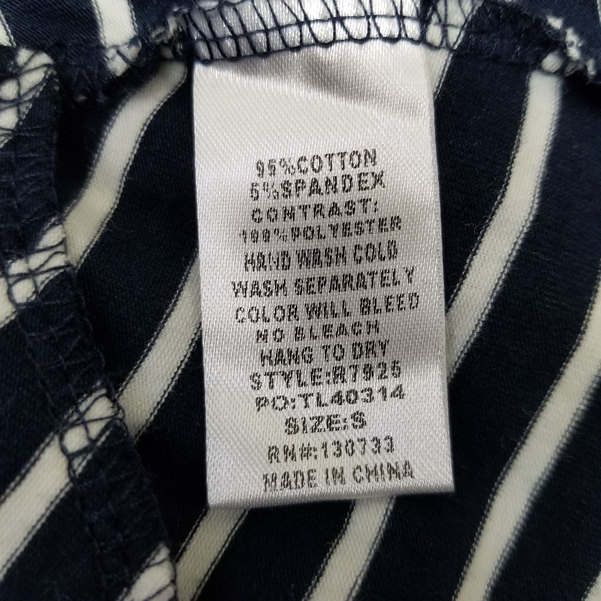 Other Umgee S Blue White Striped Tunic Dress Pockets Brown Elbow P Size S / US 4 / IT 40 - 6 Thumbnail
