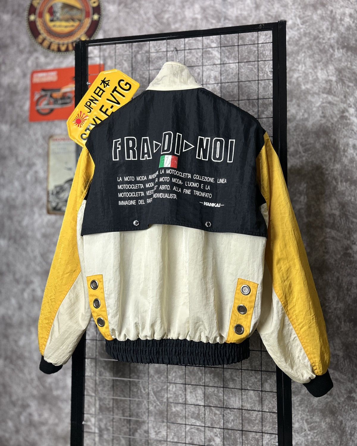 Japanese Brand × Vintage (RARE ✨) Nankai buhin Japan 90s Vintage Racing bomber Jacket Size US L / EU 52-54 / 3 - 4 Thumbnail