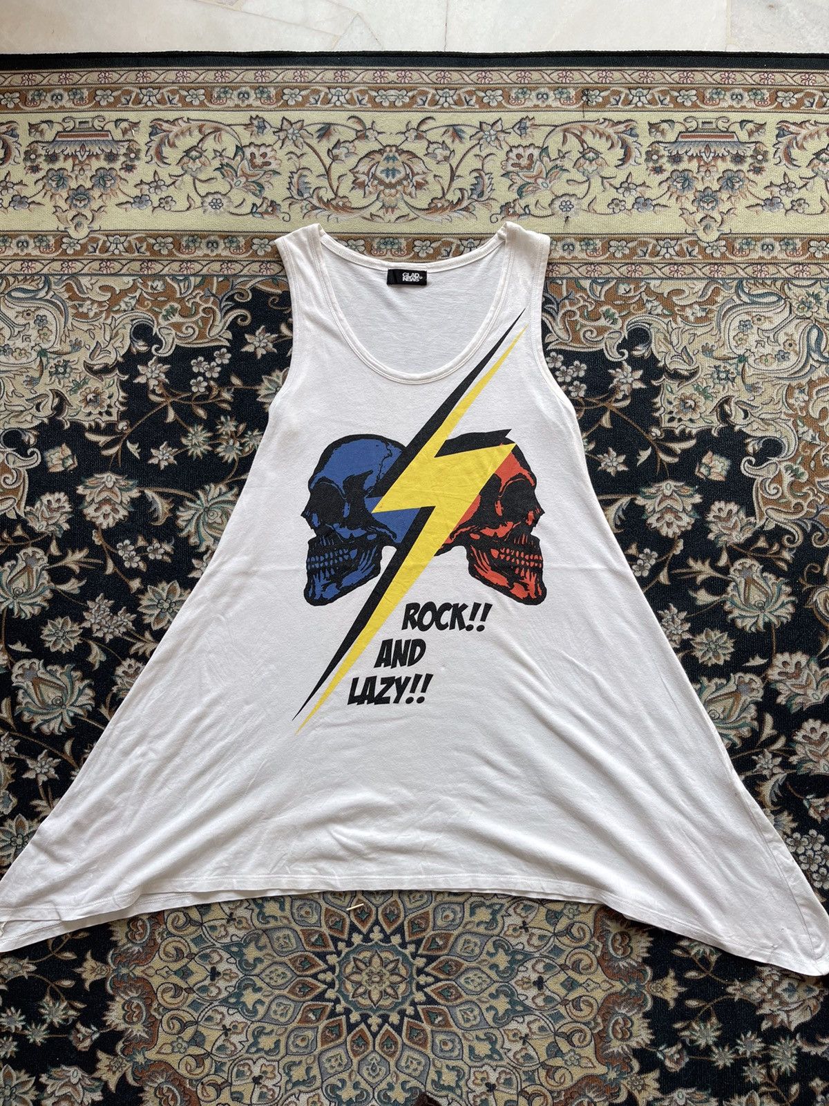 Hysteric Glamour × If Six Was Nine Glad News ‘Rock And Lazy’ Tanktop Size US XS / EU 42 / 0 - 2 Thumbnail