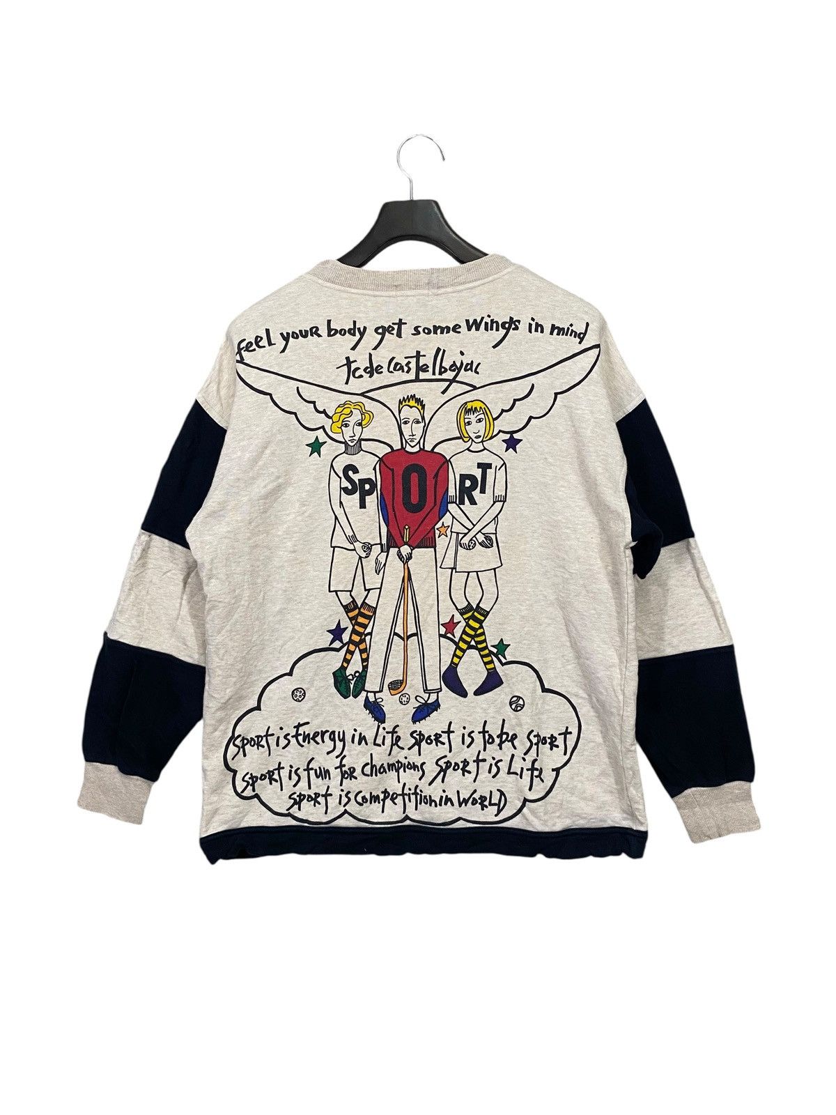 Jean Charles De Castelbajac Vintage castelbajac sweatshirt crewneck backhit Size US L / EU 52-54 / 3 - 1 Thumbnail