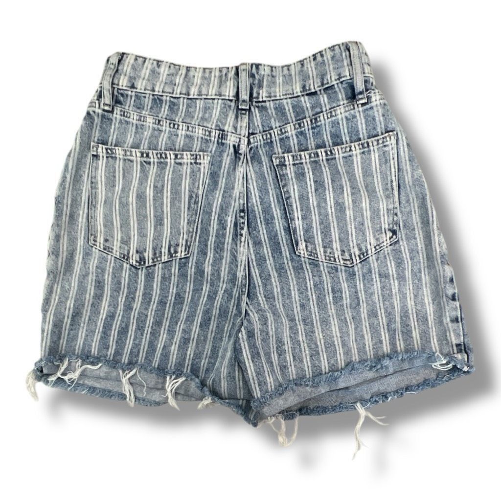 Free People Free People Dogtown Pleated Stripes High Rise Shorts Size 29 Size 29" - 6 Thumbnail