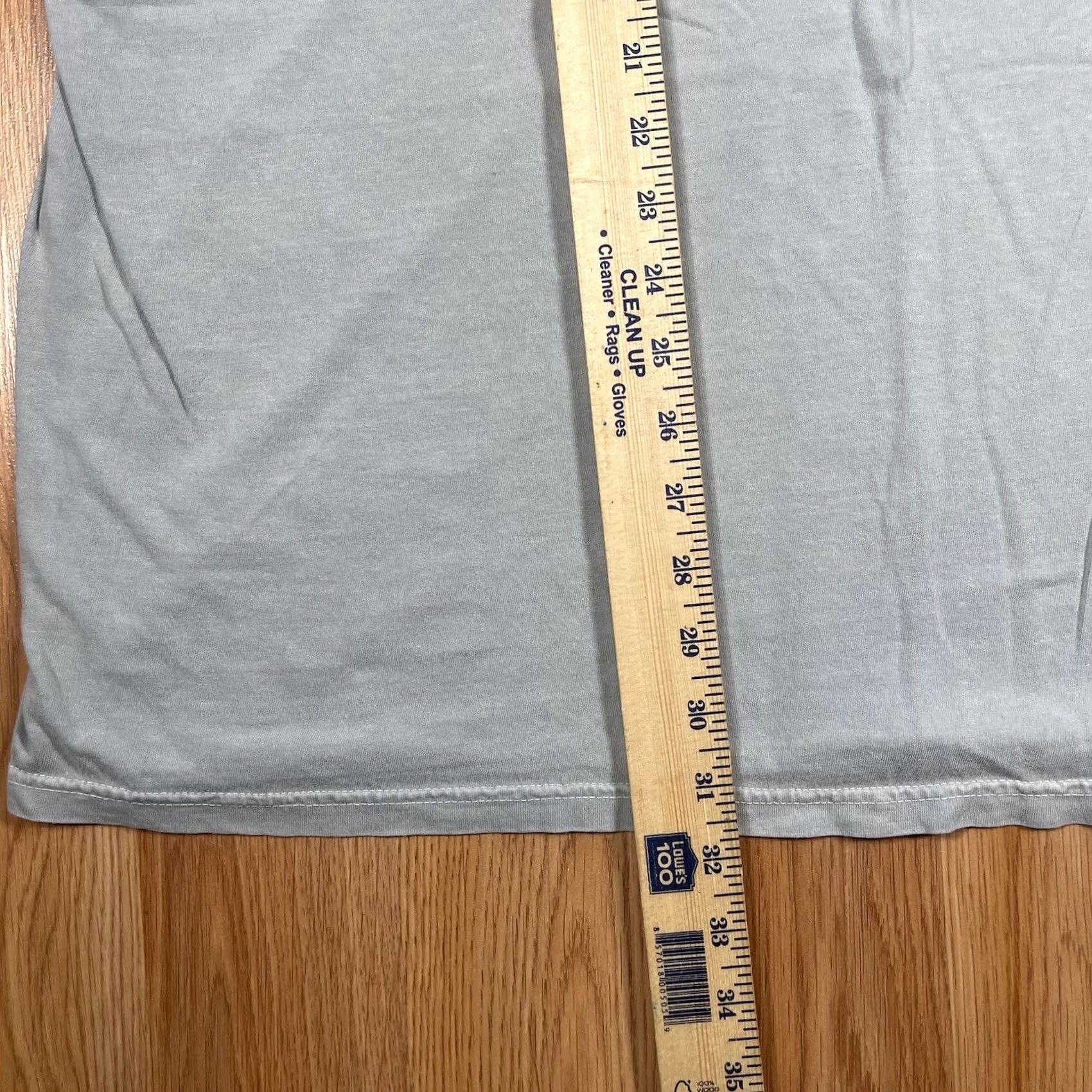 Vintage Authentic Pigment T-Shirt Mens 2X Gray CrewNeck Short Sleeve Cotton Knit Logo Regular? Size US XXL / EU 58 / 5 - 4 Thumbnail