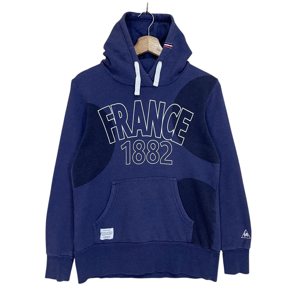 Le Coq Sportif Le Coq Sportif France Big Logo Pullover Hoodie Size US S / EU 44-46 / 1 - 1 Thumbnail
