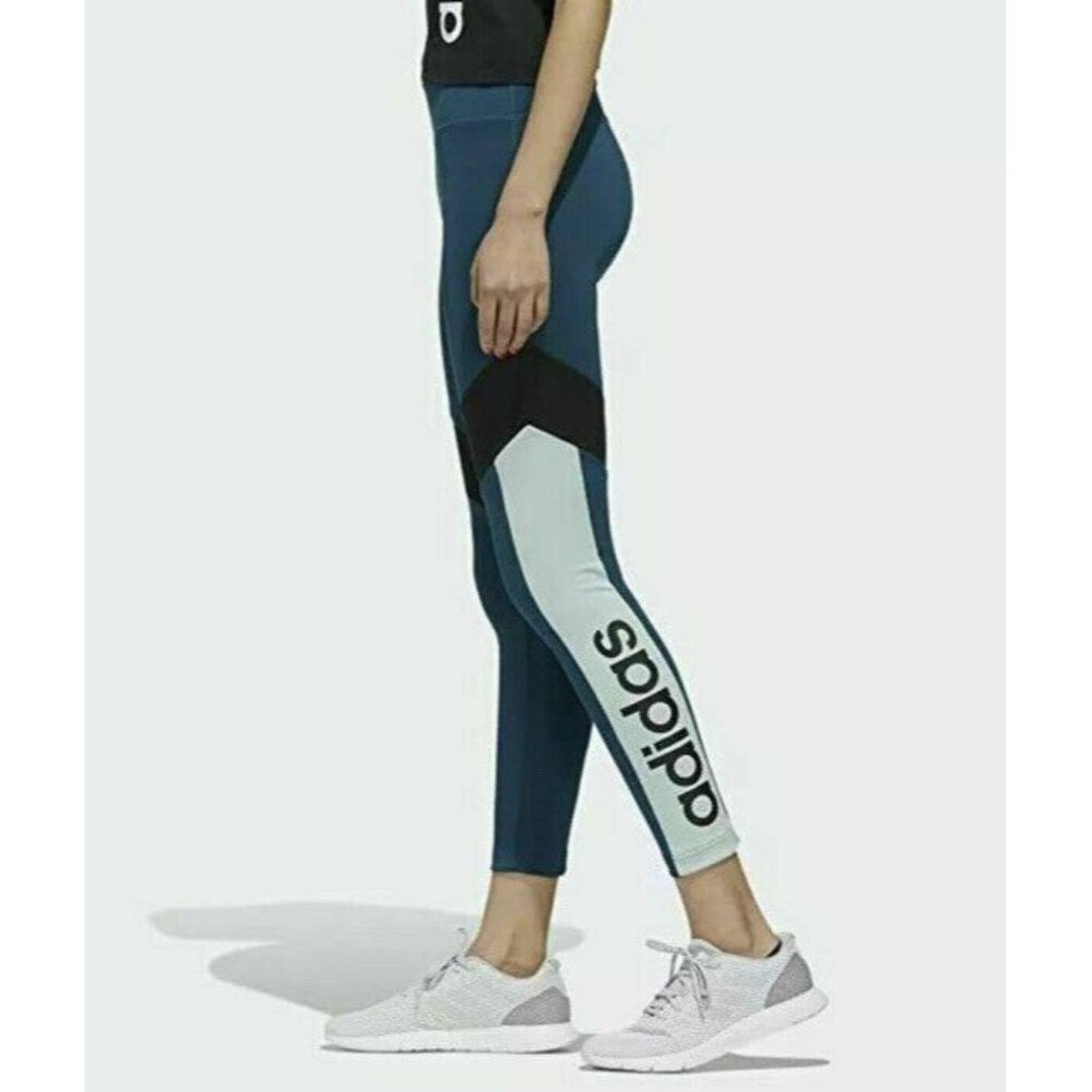 Adidas adidas Women's Design 2 Move 7/8 Tights Tec Mineral Black XL Size 37" - 8 Thumbnail