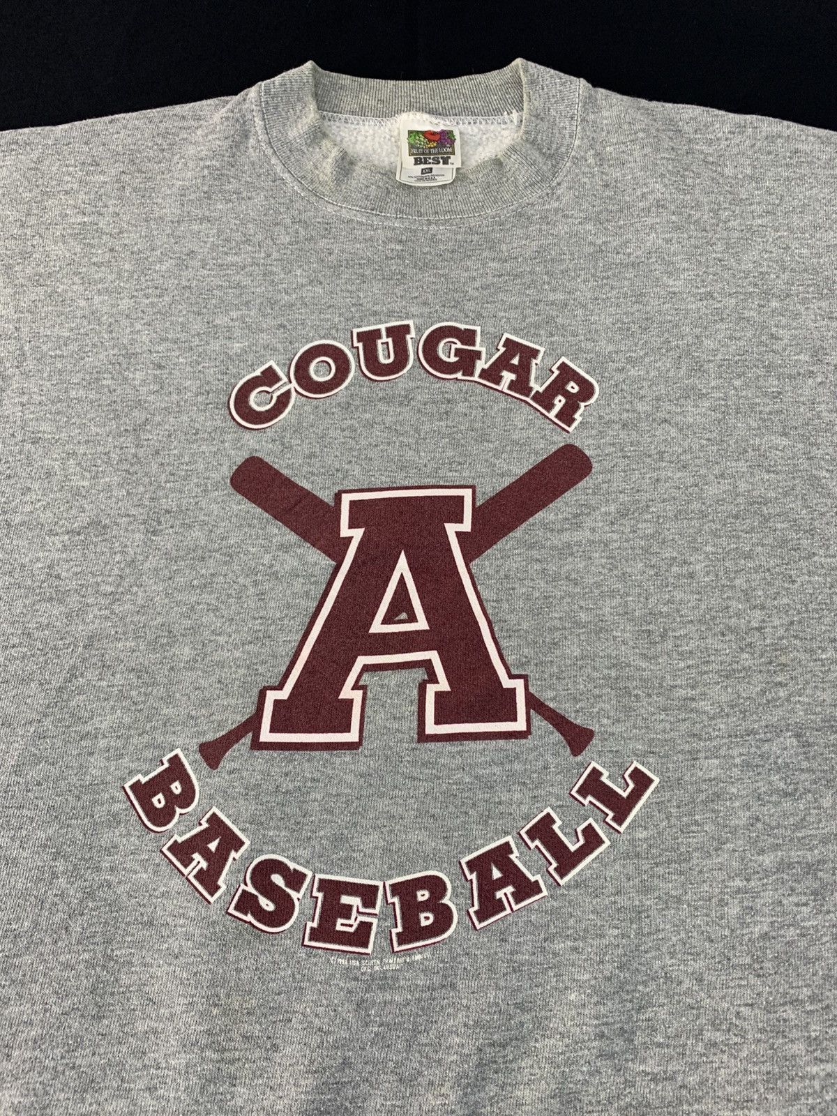 MLB 90s Cougar Baseball MLB Crewneck Pullover Big Logo Size US XXL / EU 58 / 5 - 4 Thumbnail