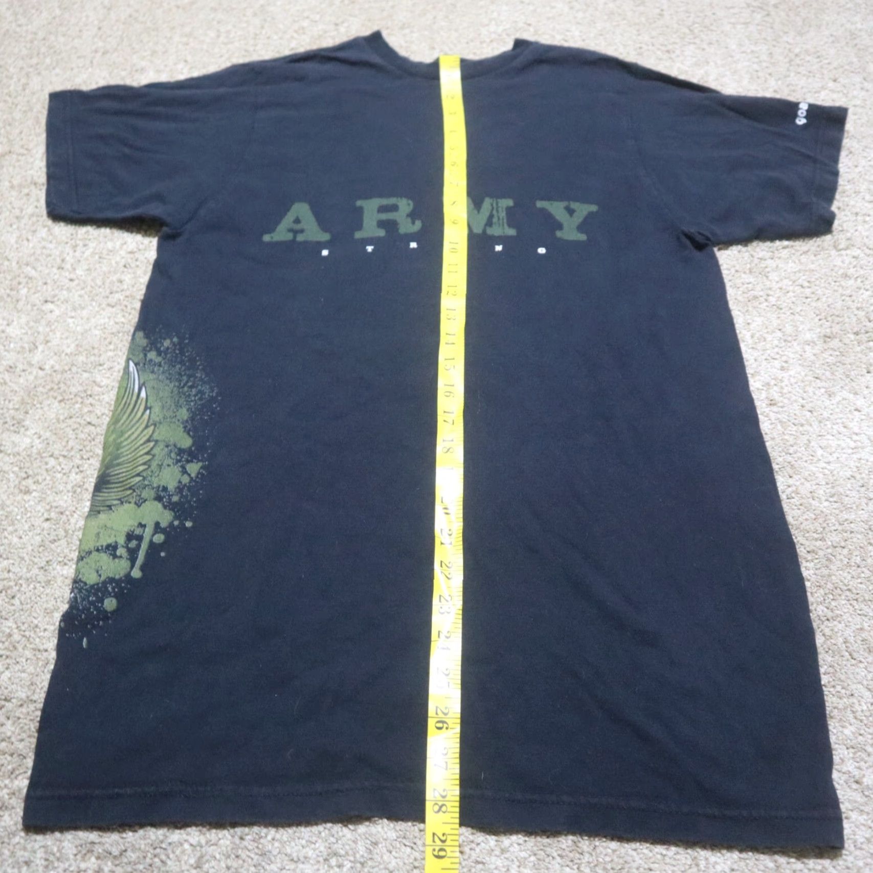Logo 7 Army Never Quit Bayside Shirt Adult L Black Logo Military Theme Men Size US L / EU 52-54 / 3 - 6 Thumbnail