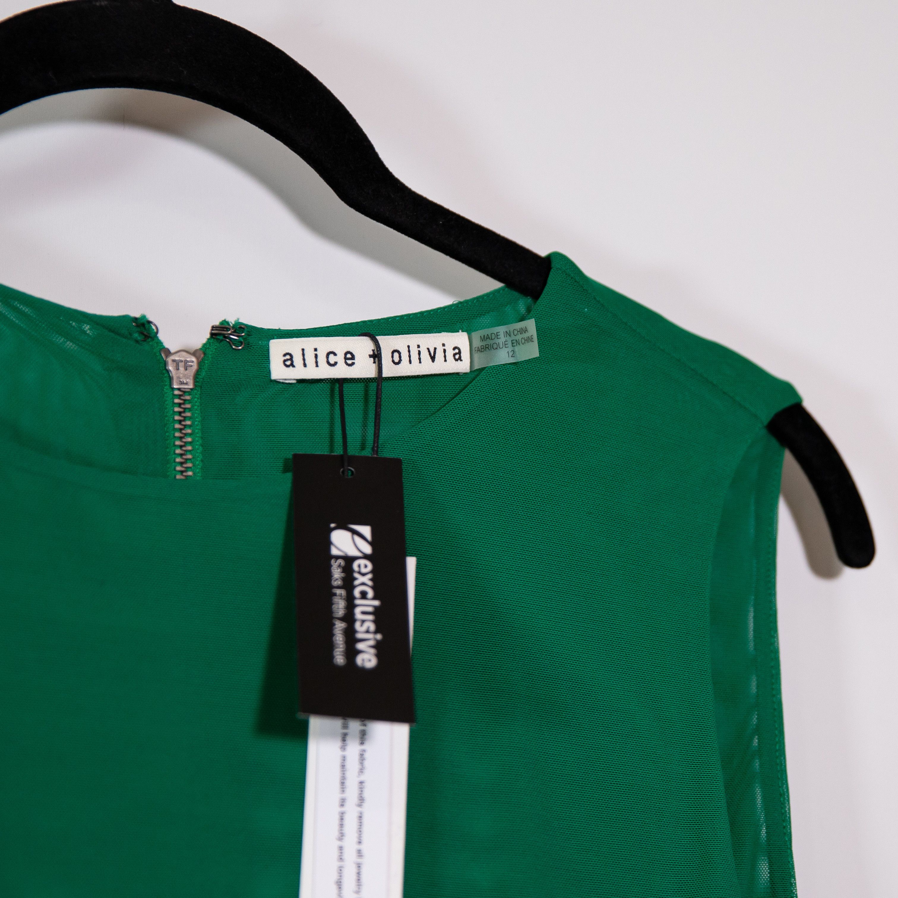 Alice + Olivia NEW Alice And Olivia Chara Croc Faux Size XL / US 12-14 / IT 48-50 - 2 Thumbnail
