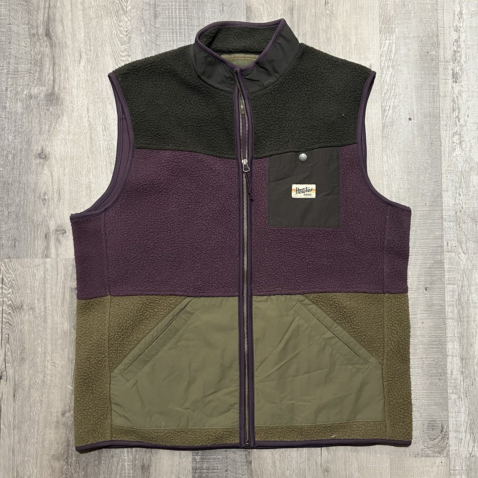Howler Brothers Howler Bros Men's Full Zip Free Range Fleece Sleeveless Vest Size US XL / EU 56 / 4 - 1 Thumbnail