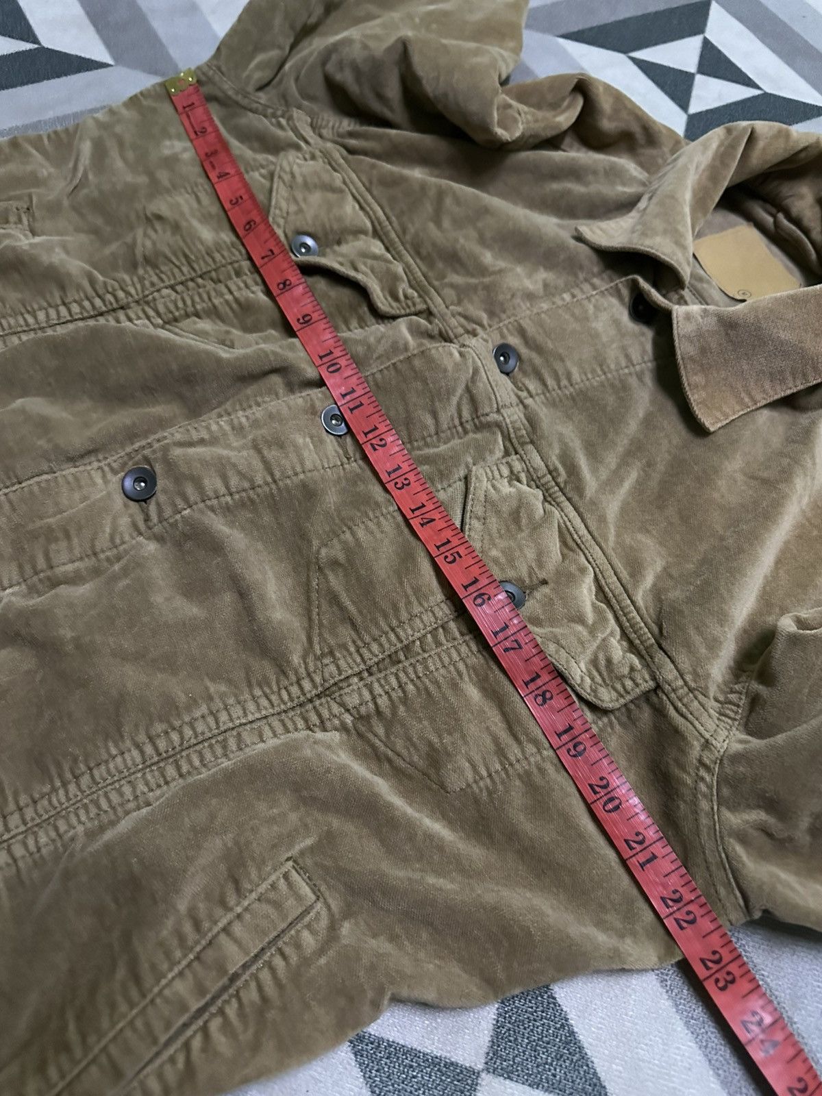 Uniqlo Vintage Uniqlo brown corduroy trucker denim jacket Size US M / EU 48-50 / 2 - 7 Thumbnail