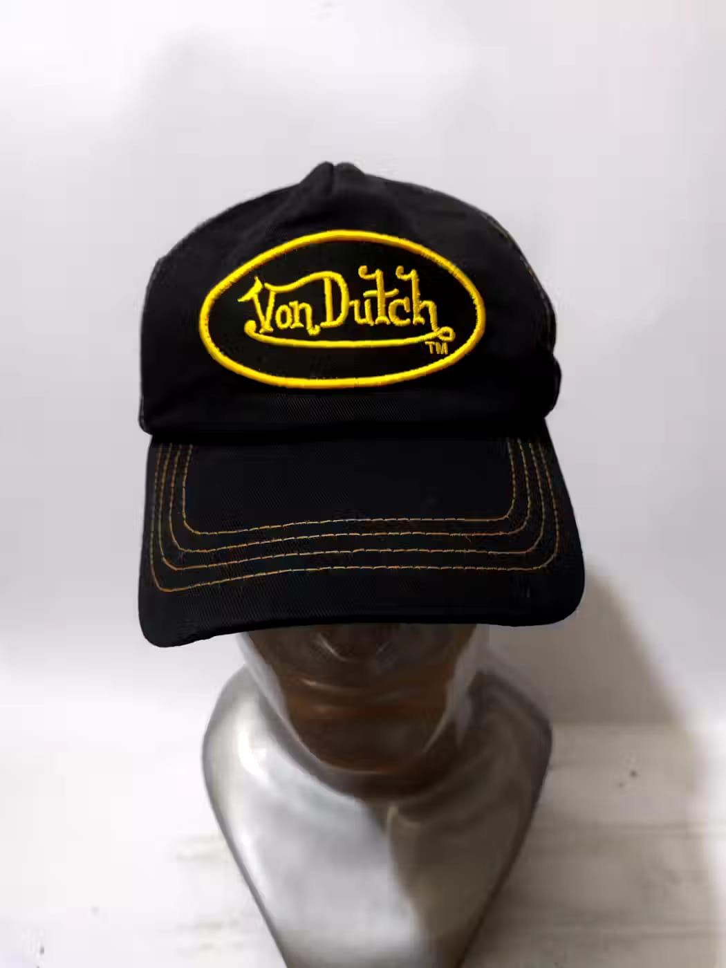 image of Von Dutch Trucker Hat in Black, Men's