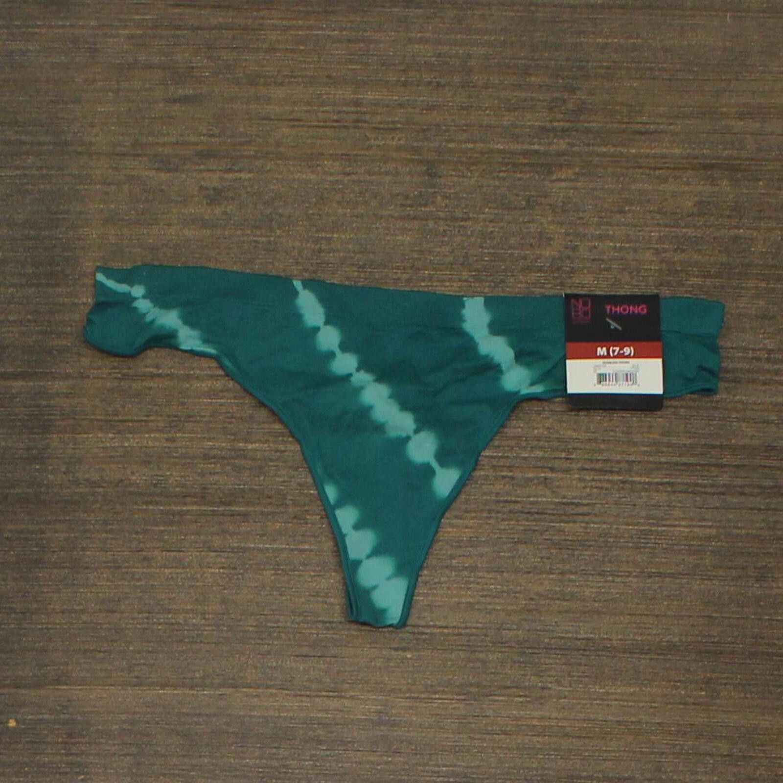 Designer NWT No Boundries Seamless Nylon Thong 16611b00060b8b Blue M Size ONE SIZE - 1 Thumbnail
