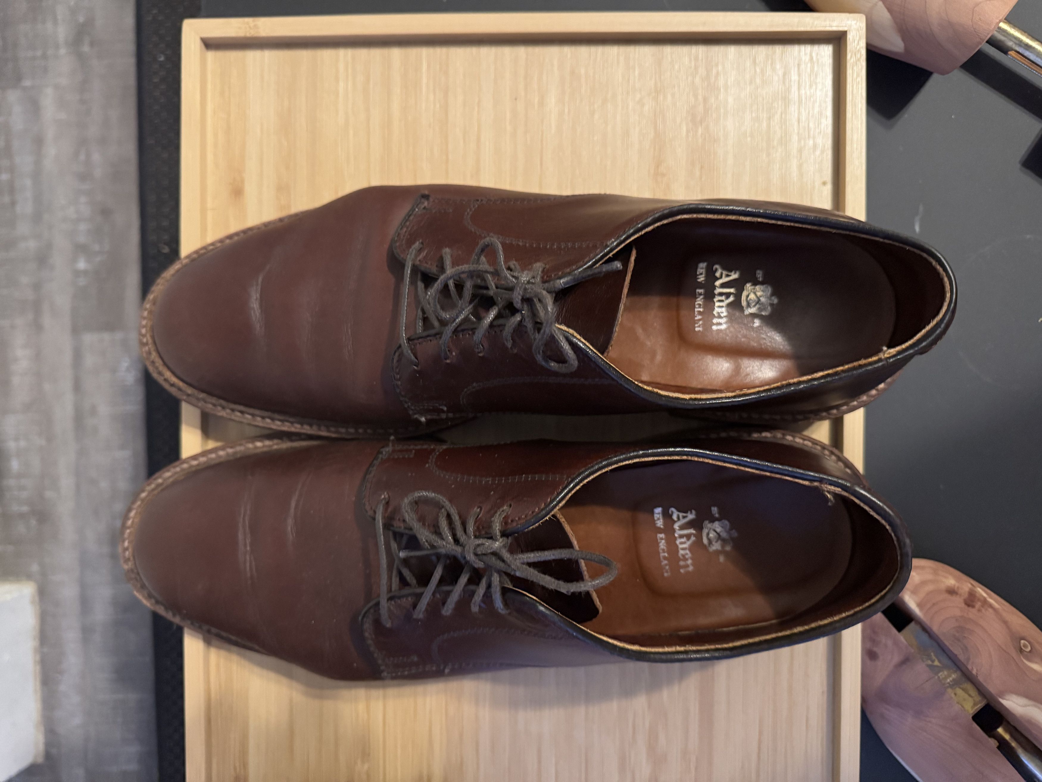 Alden Alden Unlined Plain Toe Blucher Size US 9.5 / EU 42-43 - 6 Thumbnail