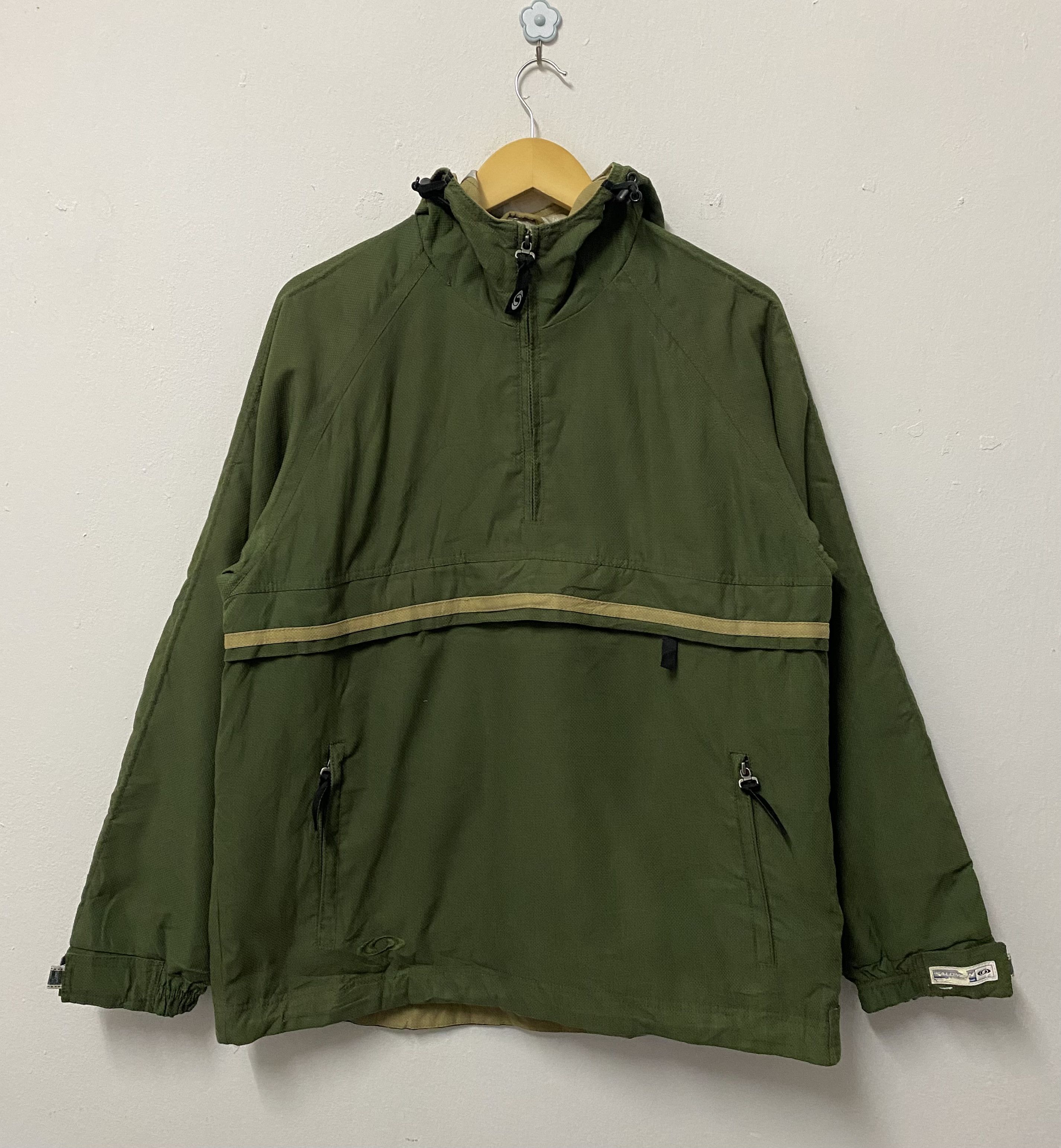 Salomon Vintage Salomon Half Zipper Warmtech Waterproof Ski Jacket Size US M / EU 48-50 / 2 - 1 Thumbnail