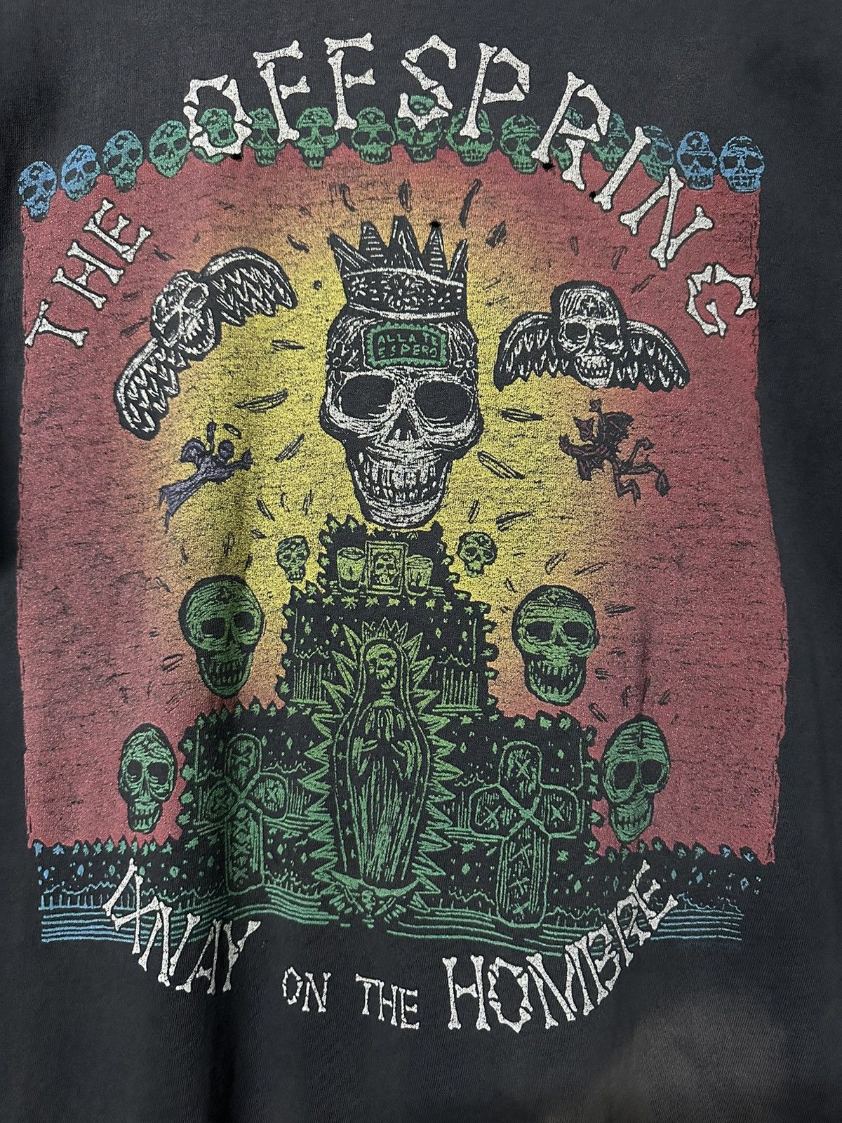 Band Tees Thrashed Vintage 90s The Offspring On The Hombray Faded Tee Size US L / EU 52-54 / 3 - 2 Thumbnail