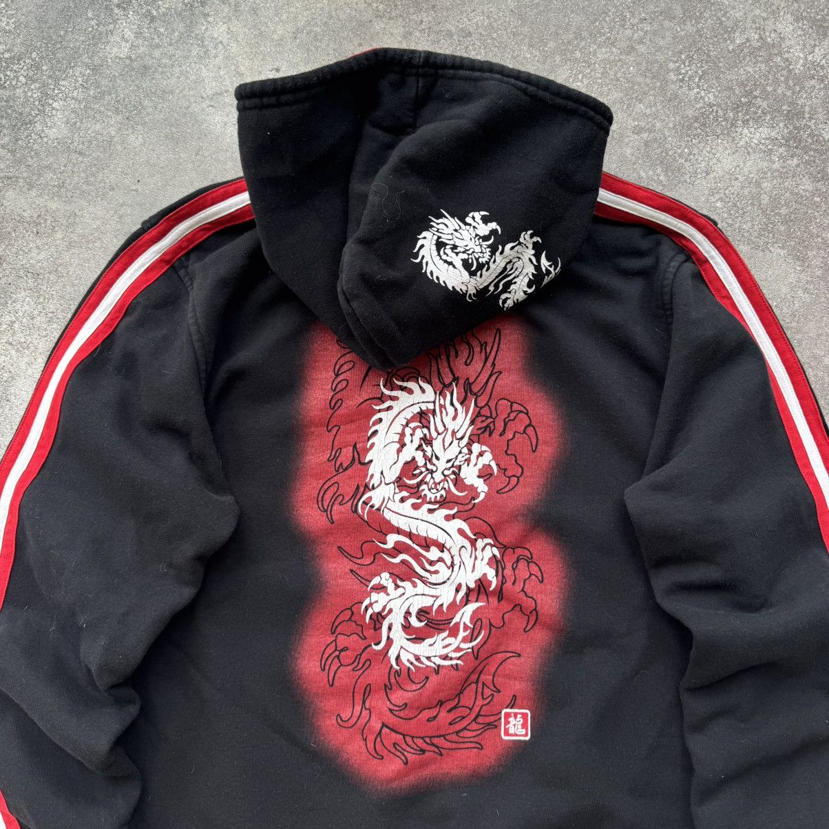 Hysteric Glamour × Japanese Brand × Vintage Fishbone Y2K Vintage Japanese Dragon Hoodie Size US M / EU 48-50 / 2 - 5 Thumbnail