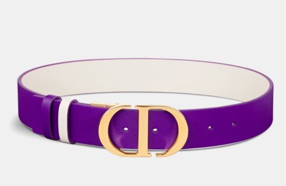 Dior o1w1db11024 Size: OS / Montaigne Reversible Belt in Purple Size ONE SIZE - 2 Thumbnail