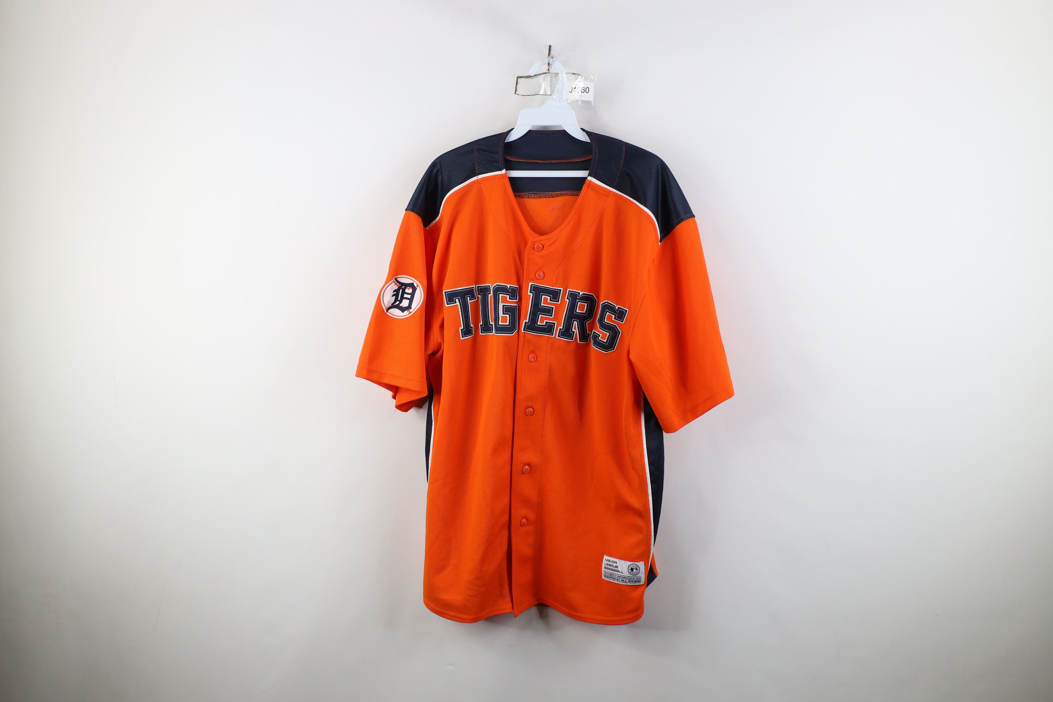 Vintage Vintage Y2K Detroit Tigers Baseball Jersey Orange Polyester Size US XL / EU 56 / 4 - 1 Thumbnail