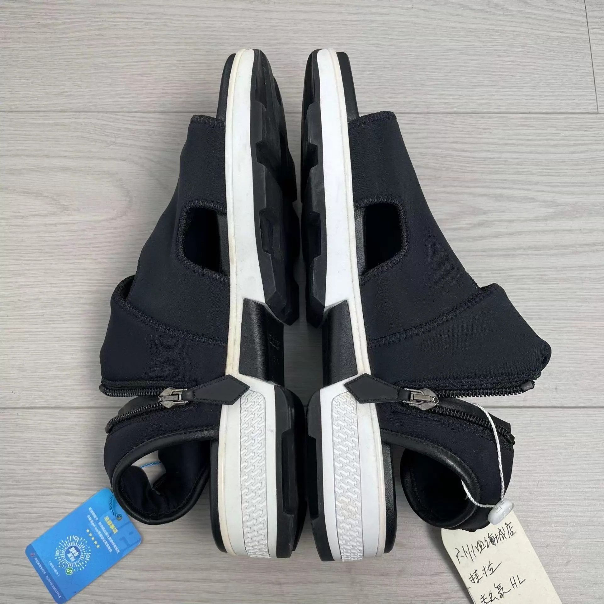 Hermes Hermès Men's sandals 41.5 black Size US 8.5 / EU 41-42 - 9 Thumbnail