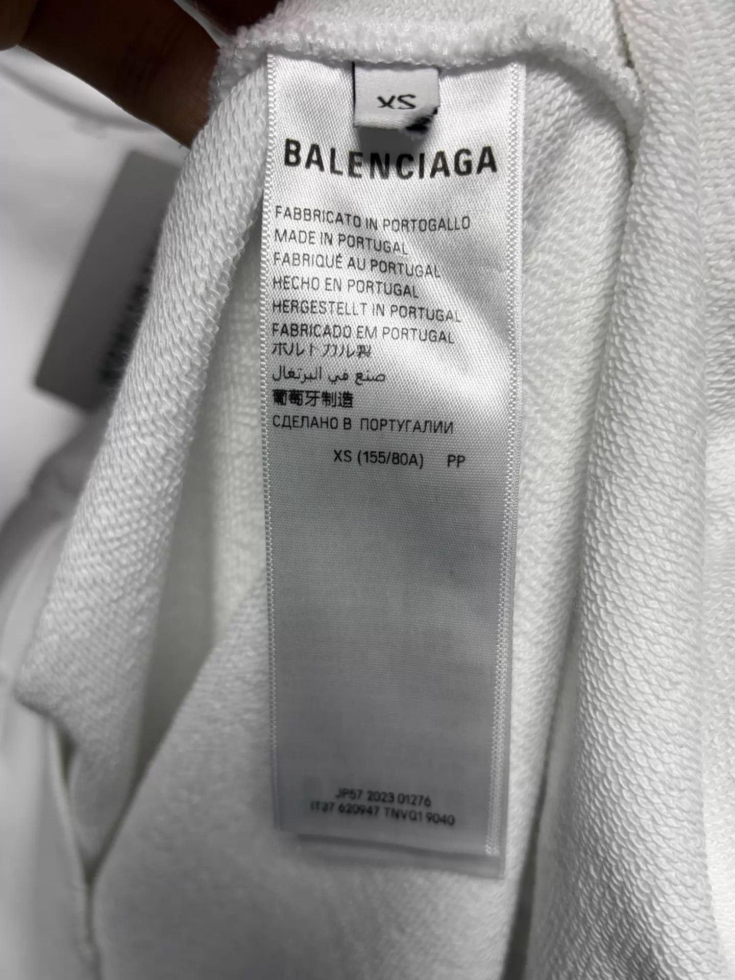 Balenciaga Balenciaga White Hoodie XS Size XS / US 0-2 / IT 36-38 - 4 Thumbnail