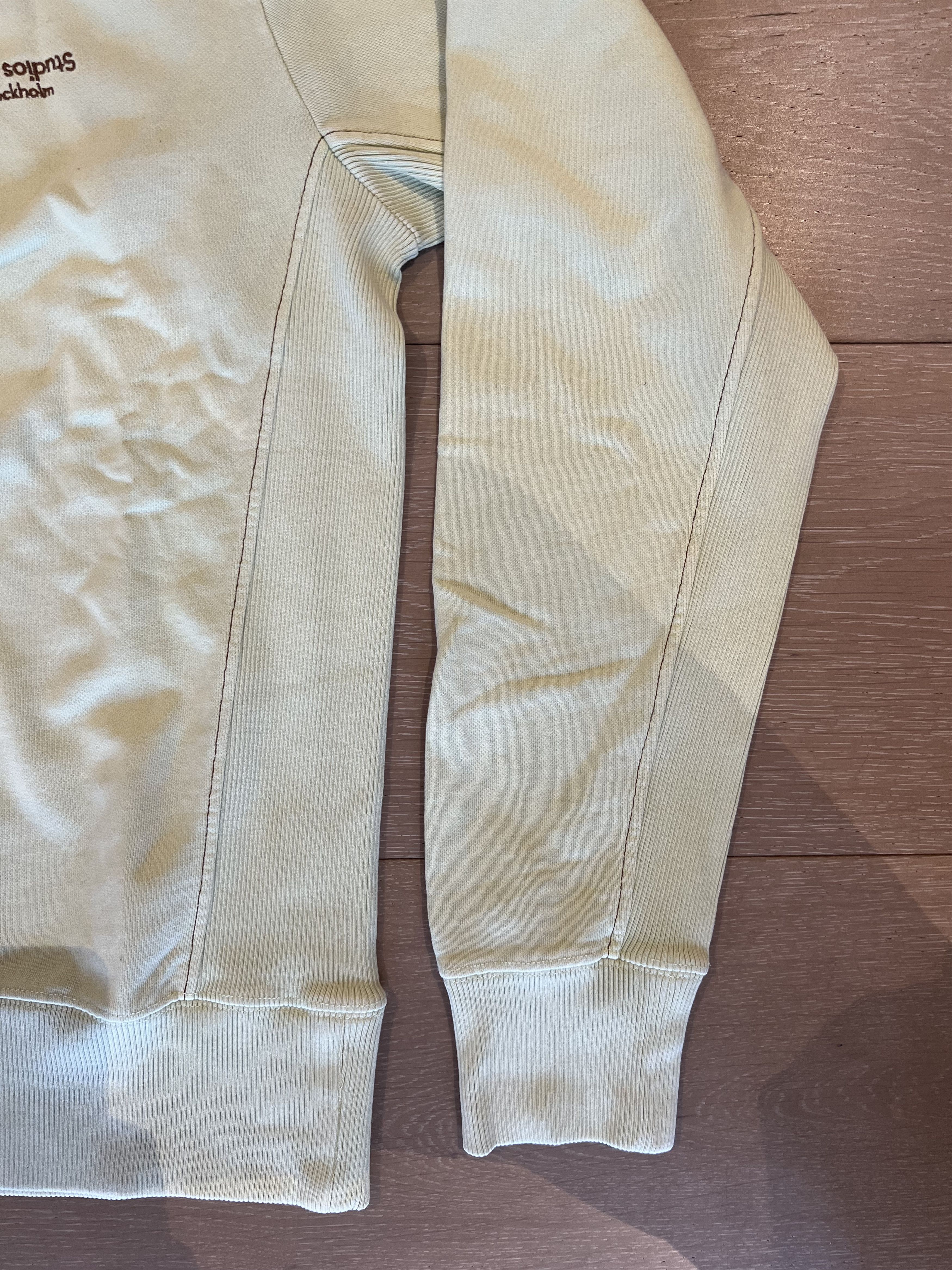 Acne Studios 💚 Acne Studios Embroidered Lime Green Crewneck Medium NEW Size US M / EU 48-50 / 2 - 9 Thumbnail
