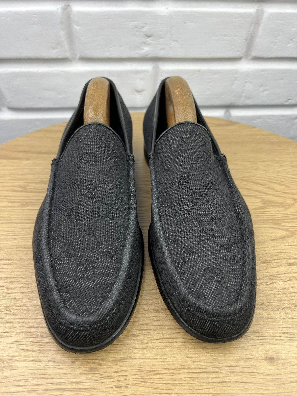 Gucci GUCCI Loafers Leather Shoes Jordaan GG Monogram Canvas Size US 9 / EU 42 - 4 Thumbnail