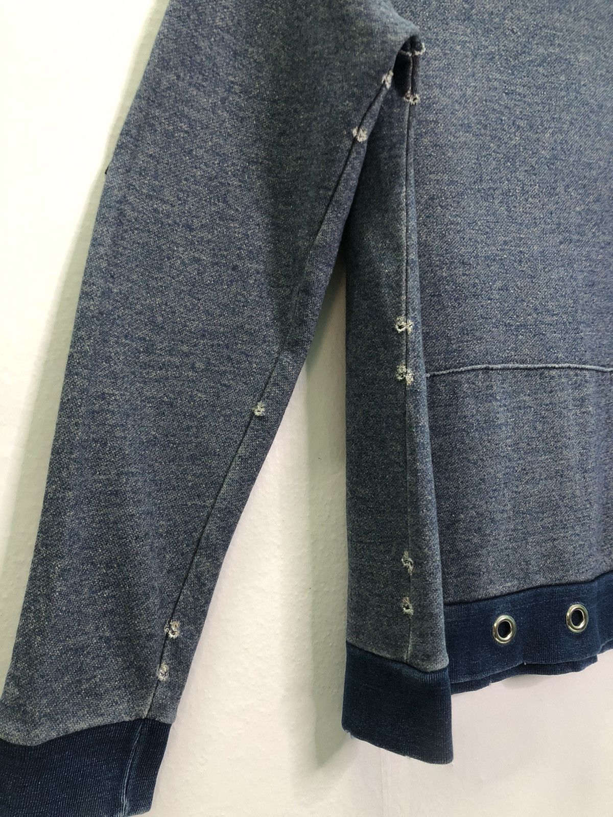 Japanese Brand × Vintage Vintage Blue Glow Hoodie Size US S / EU 44-46 / 1 - 10 Thumbnail