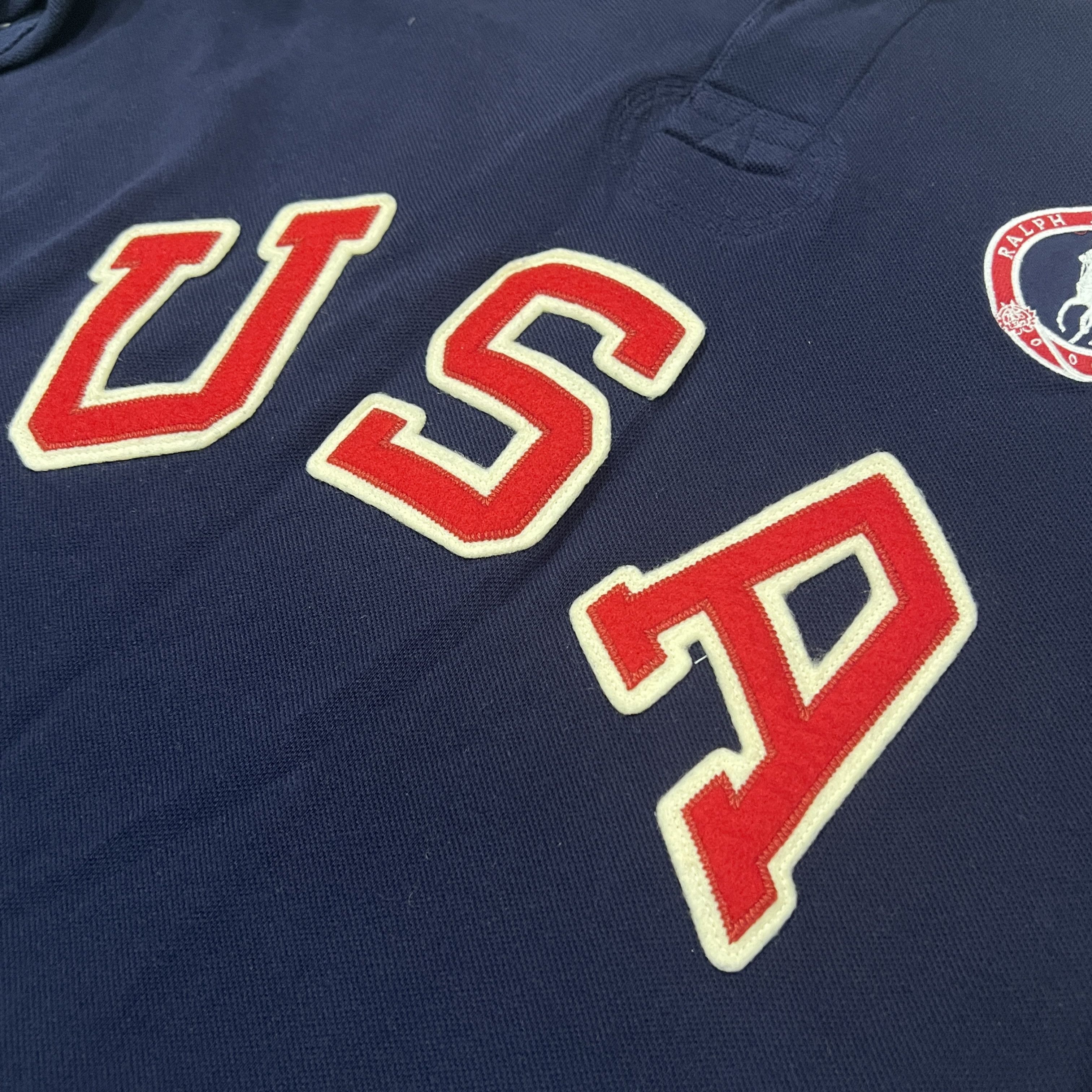 Polo Ralph Lauren Vintage Y2K Chief Keef Ralph Lauren USA Olympics 2012 Polo Size US XXL / EU 58 / 5 - 5 Thumbnail