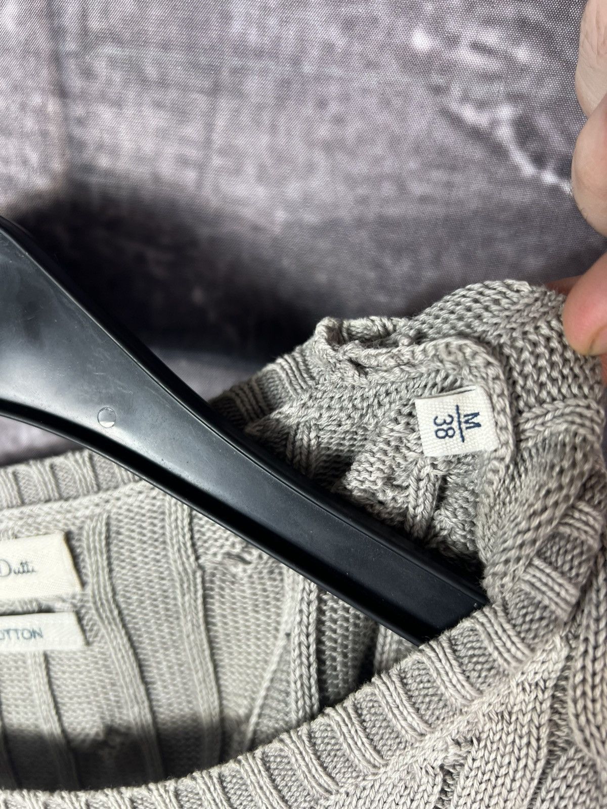 Massimo Dutti Massimo Dutti Luxury Cotton Cable Knit Jumper Sweater Size US M / EU 48-50 / 2 - 7 Thumbnail