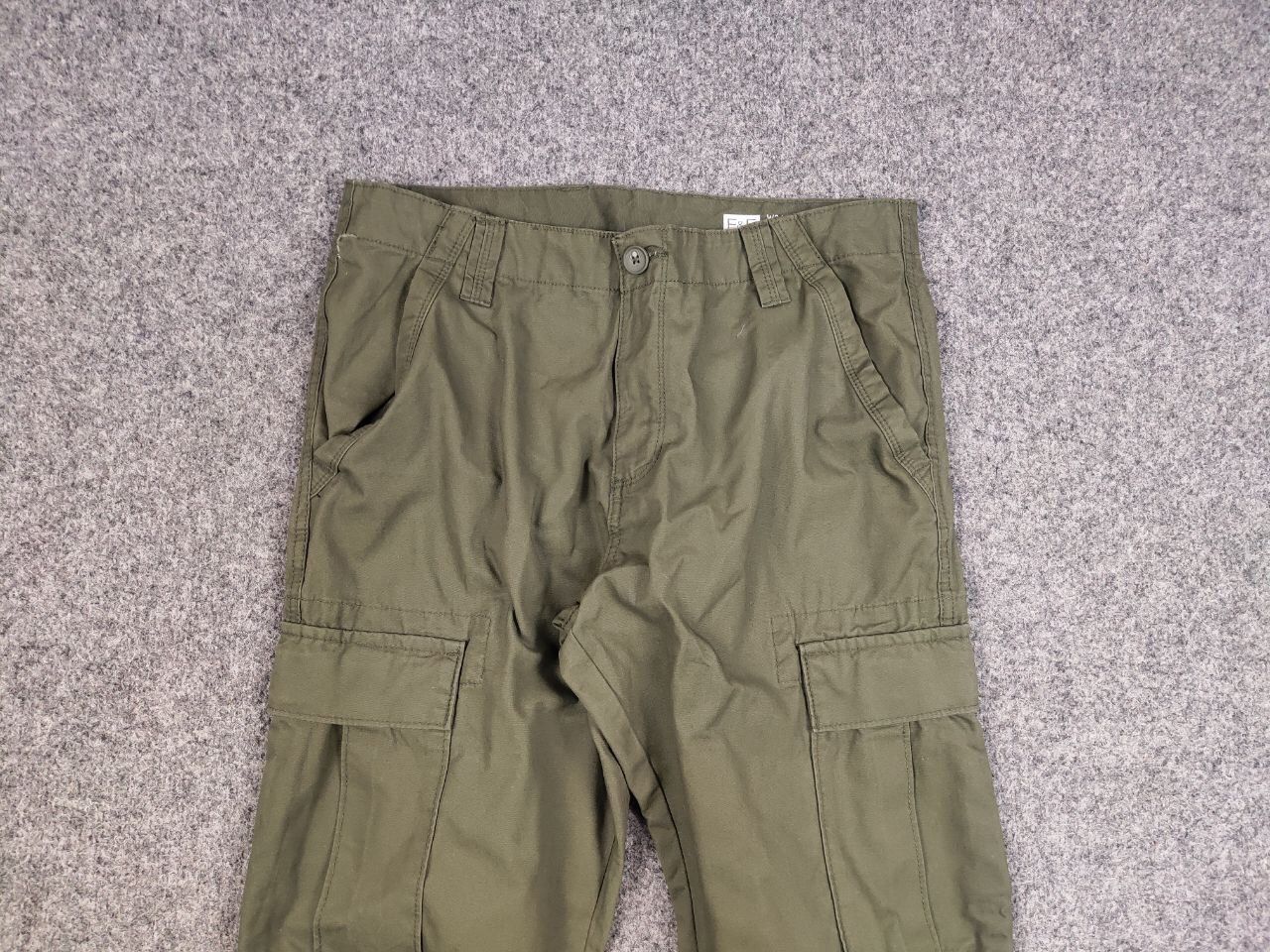 Japanese Brand Vintage Casual Japanese Style Green Cargo Straight Pants Size US 34 / EU 50 - 8 Thumbnail