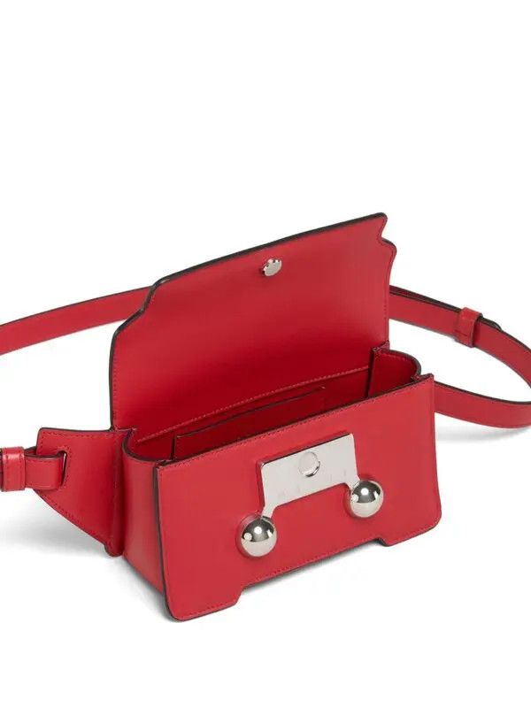 Marni o1w1db11125 Size :OS /Stud-Embellished Belt Bag in Red Size ONE SIZE - 3 Thumbnail