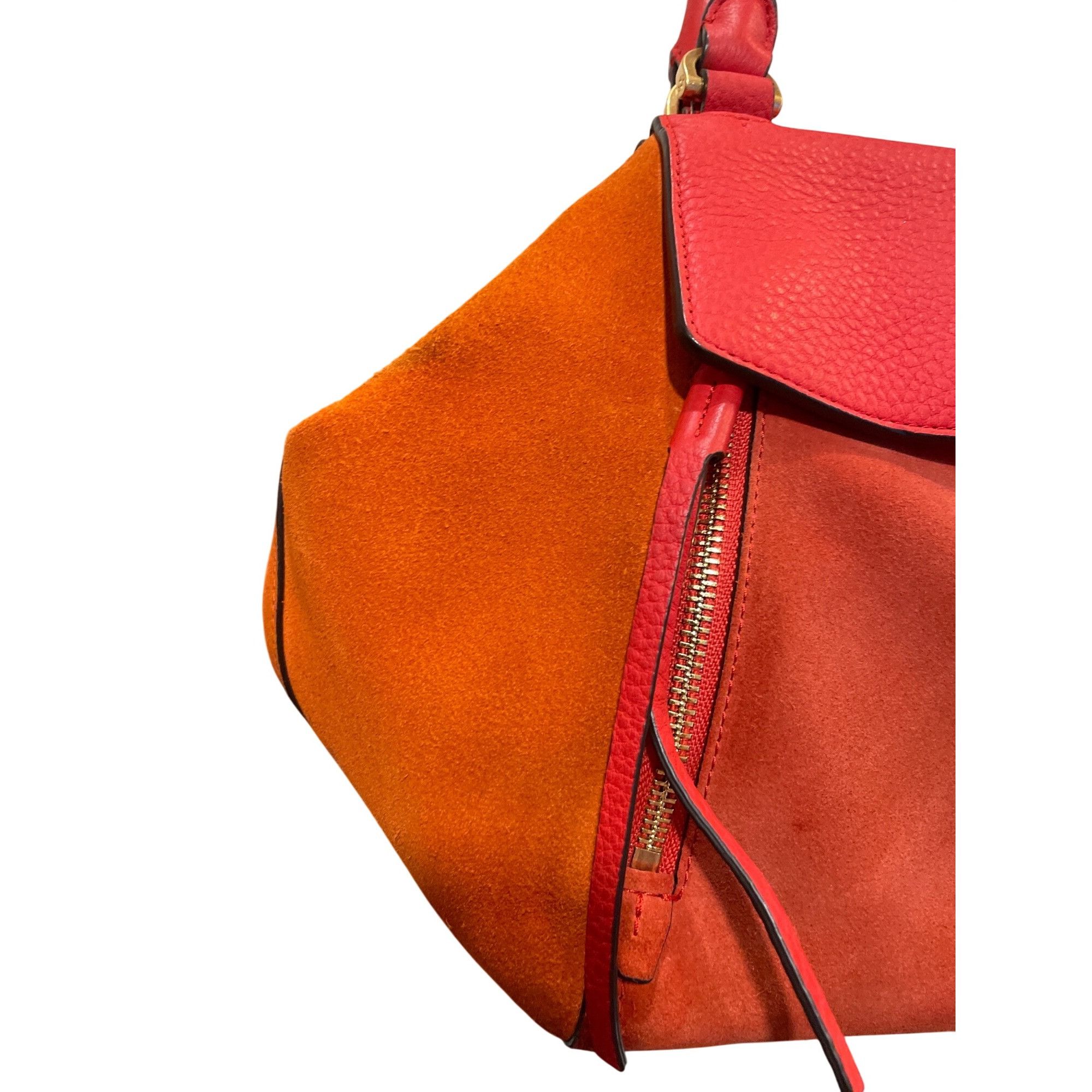 Tory Burch Tory Burch wms red orange suede leather tassled crossbody ha Size ONE SIZE - 2 Thumbnail