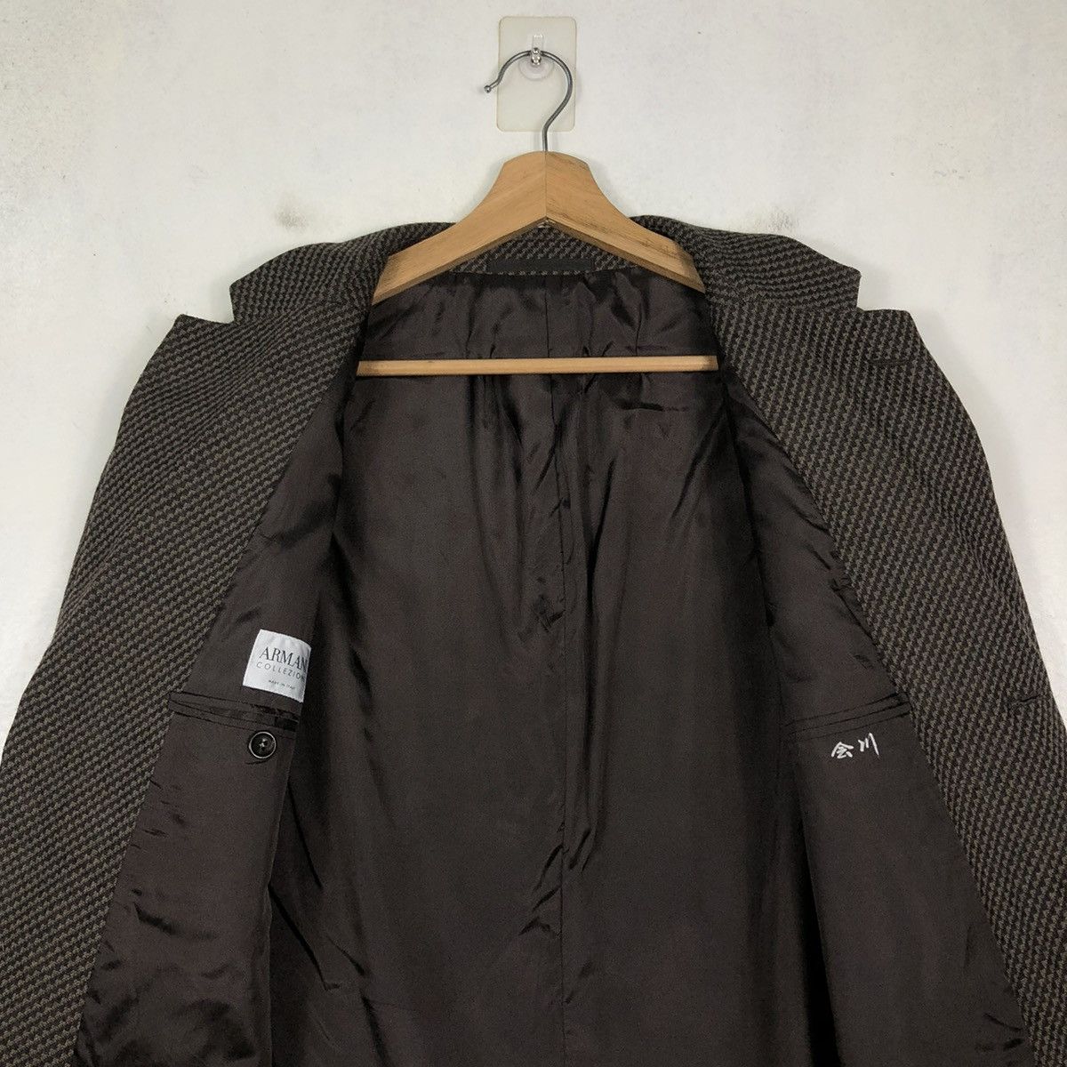 Armani Collezioni × Designer × Vintage 📌VINTAGE ARMANI COLLEZIONI MADE IN ITALY TARTAN DESIGN Size US M / EU 48-50 / 2 - 15 Thumbnail