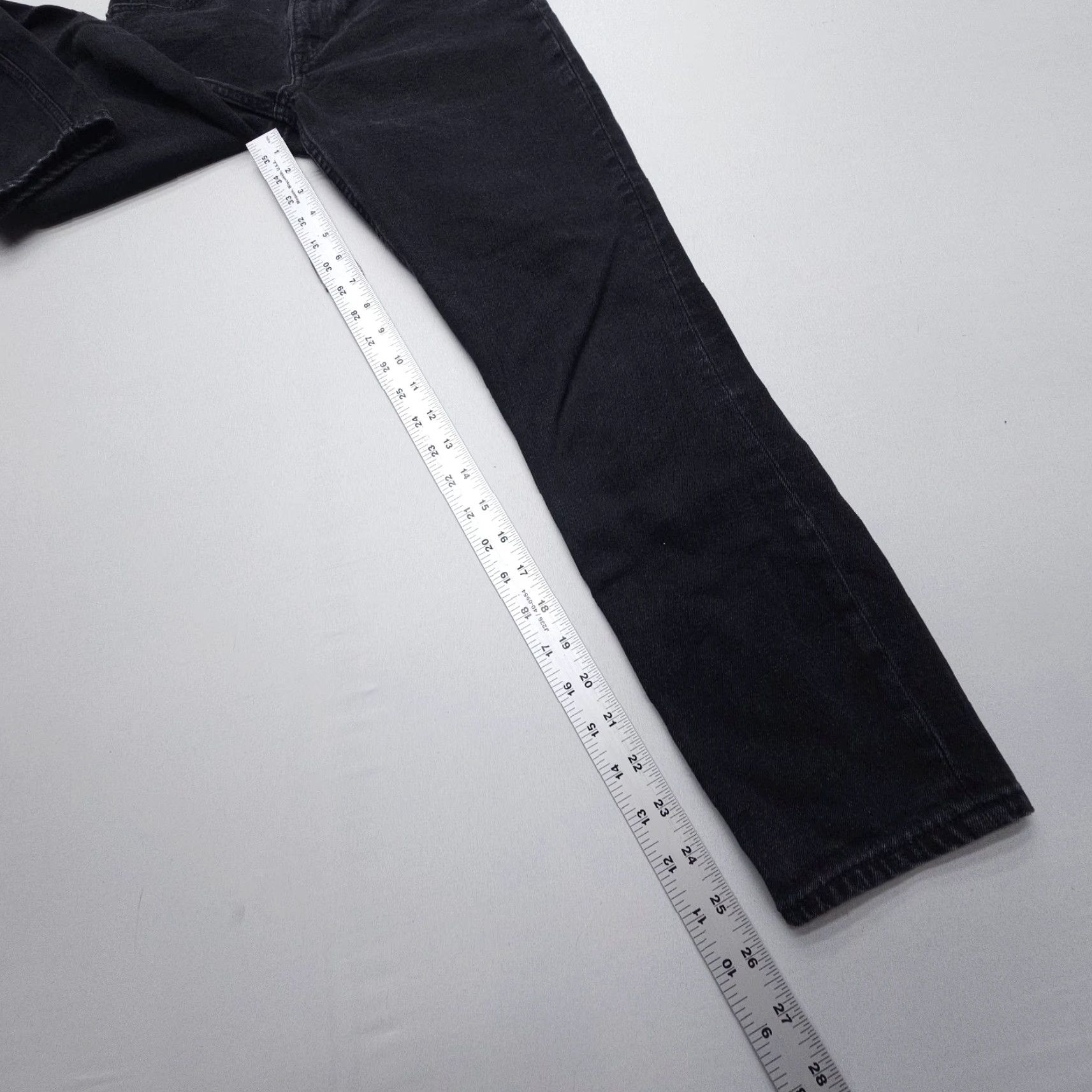 Abercrombie & Fitch Abercrombie & Fitch The Skinny High Rise Jeans Size 0 / 25 Black Dark Wash 26"in - Women's Jeans, 90s, Vintage? No. Size 25" / US 0 / IT 36 - 5 Thumbnail