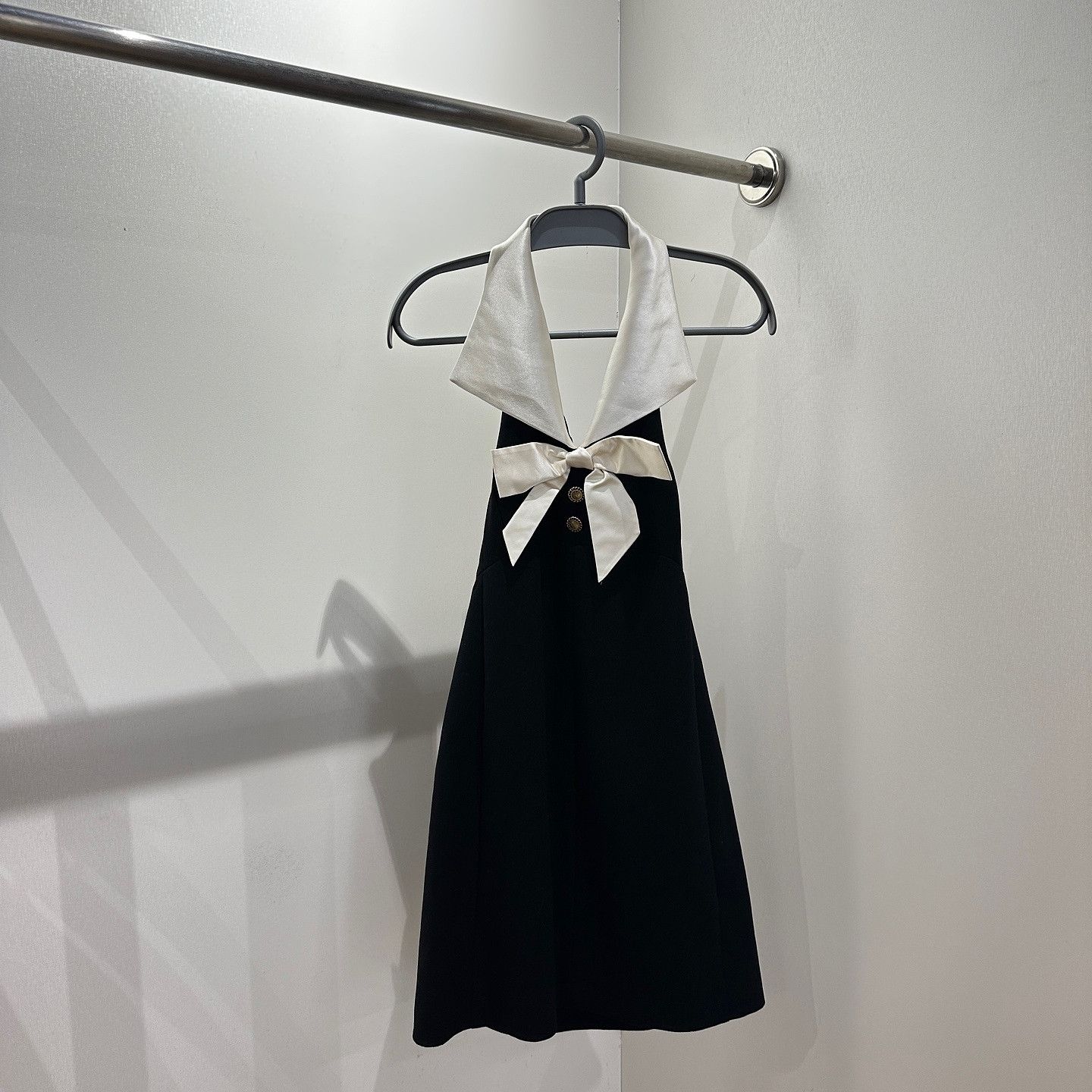 Saint Laurent Paris Saint Laurent Bow Detail Mini Dress F36 Size XS / US 0-2 / IT 36-38 - 1 Thumbnail