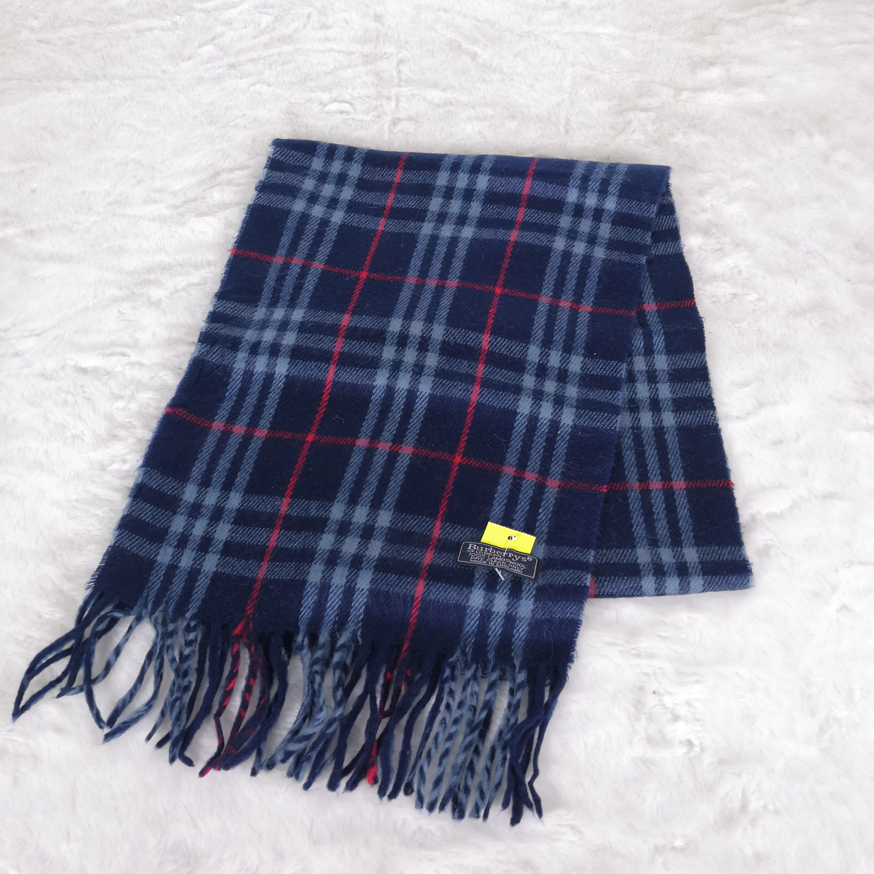 Burberry Vintage Burberry Scarf Muffler Wool Nova Check Scarves Size ONE SIZE - 3 Thumbnail