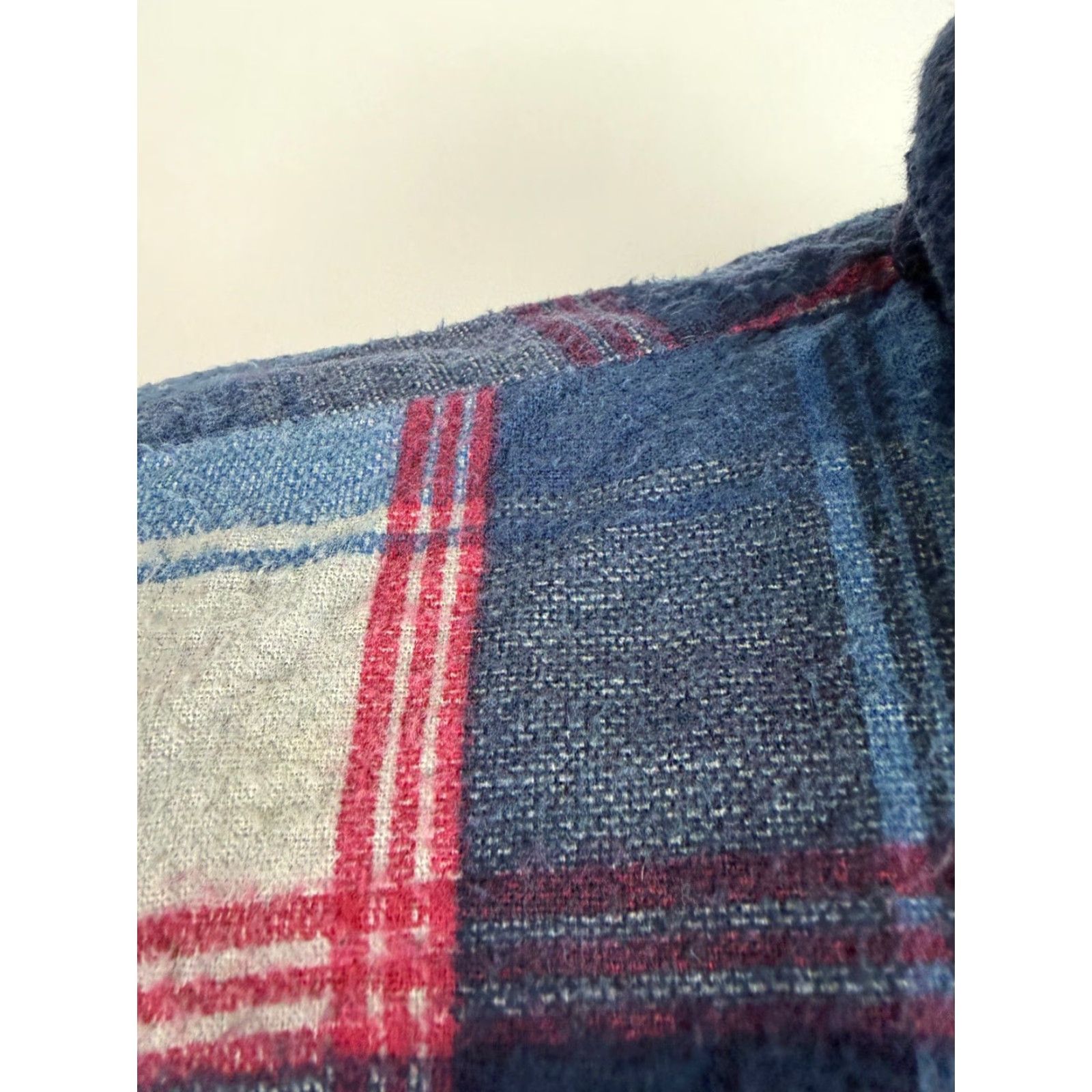 Vintage VINTAGE Bud Berma Flannel Shirt Men M Blue Plaid 70s Collar Button-Up Long Sleeve Size US M / EU 48-50 / 2 - 4 Thumbnail