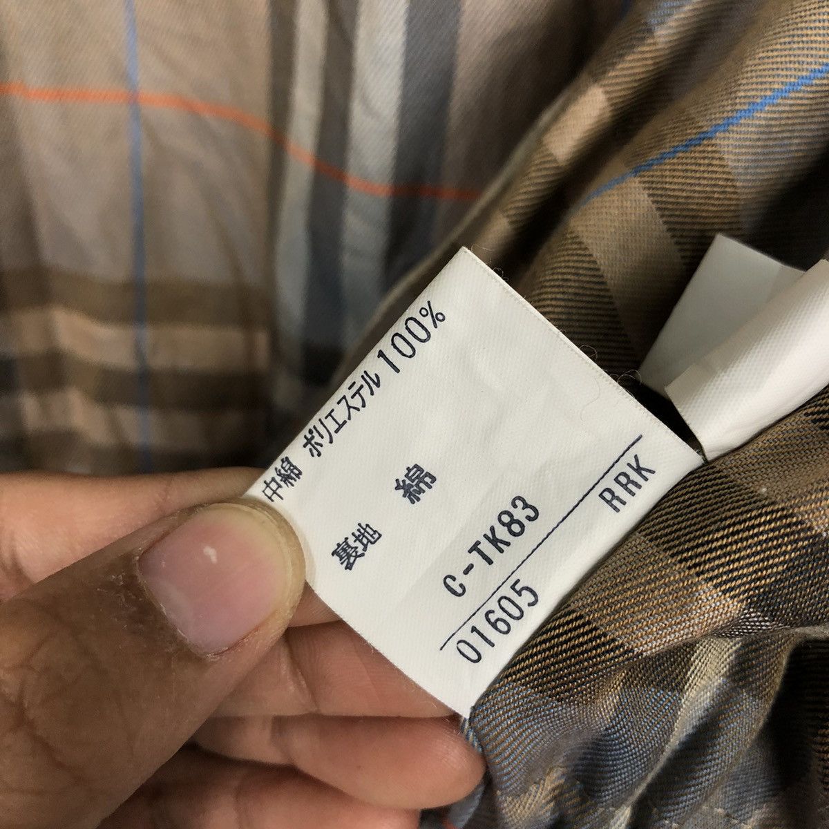 Burberry 📌Vintage Burberrys Parka Jacket Blanket Big Logo Nova Check Size M / US 6-8 / IT 42-44 - 23 Thumbnail