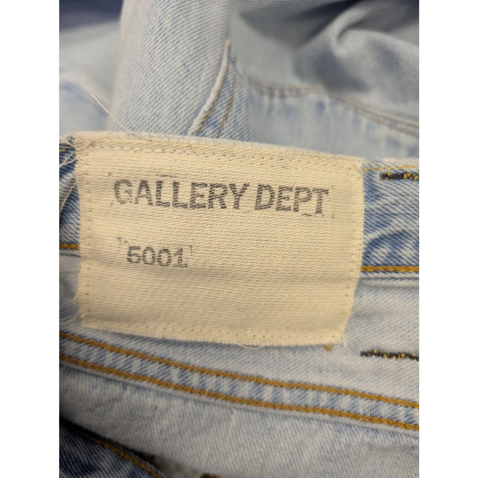 Gallery Dept. o1rshd1 Denim Jean Pants in Light Blue Size US 36 / EU 52 - 18 Thumbnail