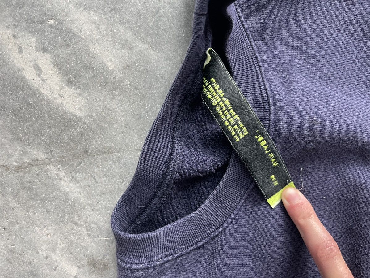 Off-White Off-White Tonal Crewneck Sweatshirt in Navy Size US L / EU 52-54 / 3 - 12 Thumbnail