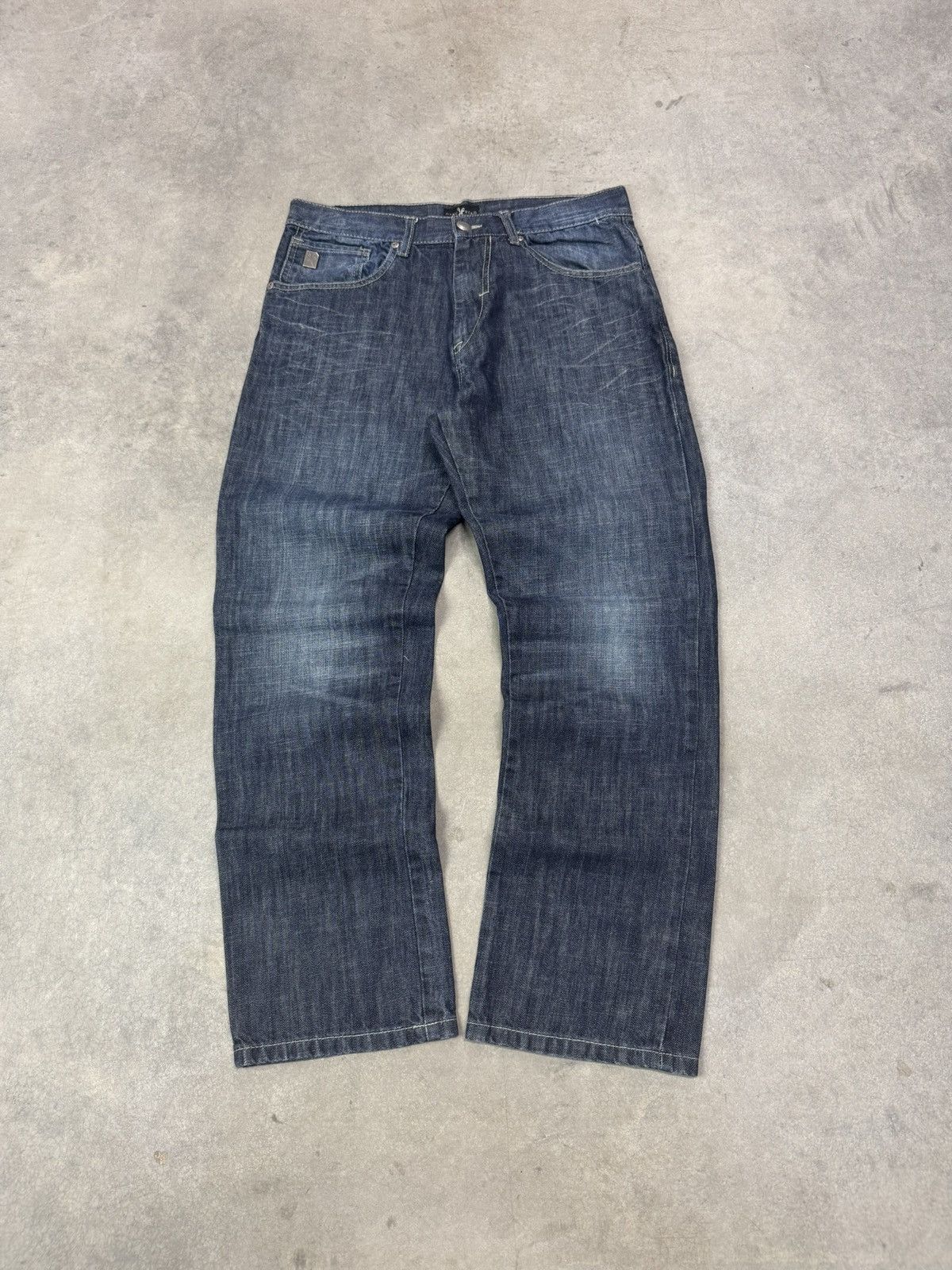Marc Ecko Vintage Y2K Marc Echo Denim Jeans 32x30 Baggy Wide Leg Size US 32 / EU 48 - 2 Thumbnail