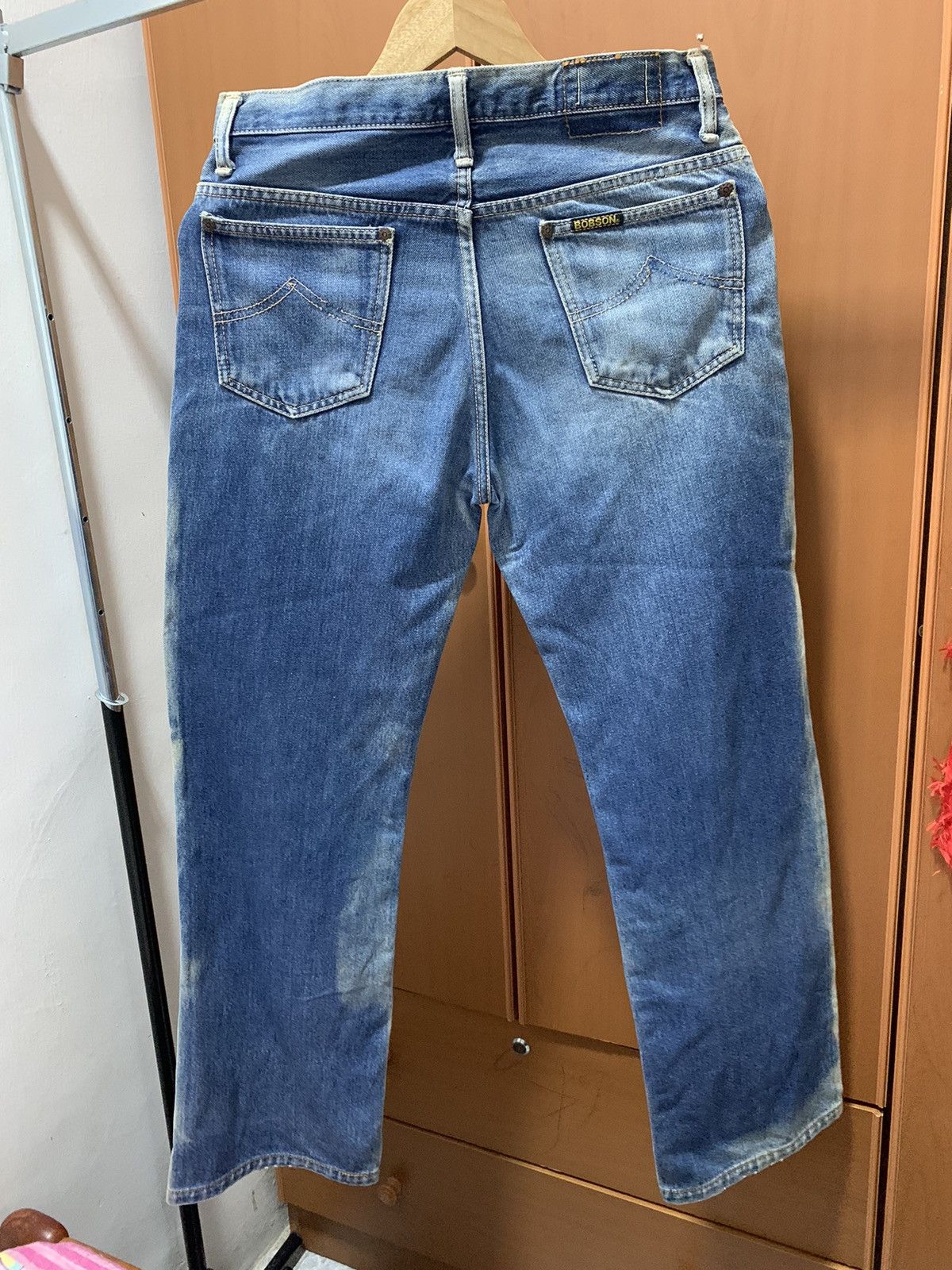 Japanese Brand Vintage Bobson Japan Faded denim jeans Size US 30 / EU 46 - 12 Thumbnail
