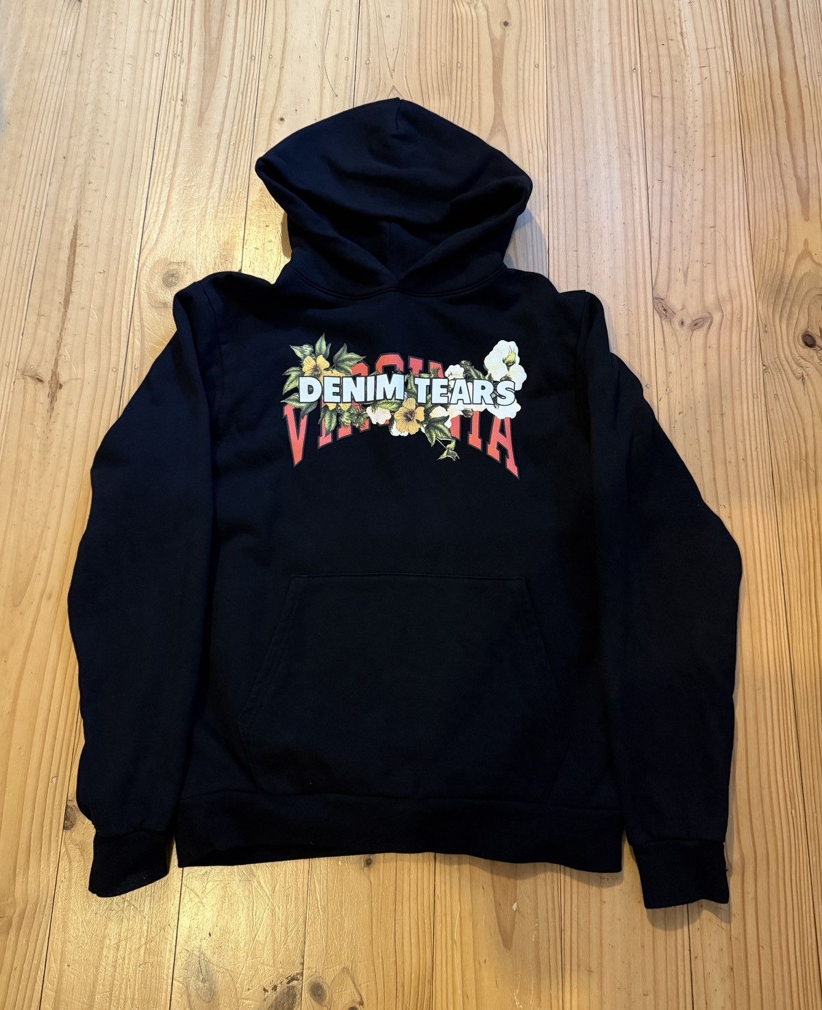 DENIM TEARS DENIM TEARS Black Hoodie Size US M / EU 48-50 / 2 - 1 Thumbnail
