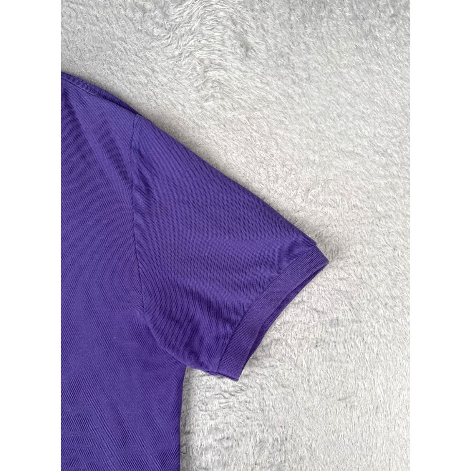 Tommy Hilfiger Tommy Hilfiger Polo Shirt Mens Large Purple Cotton Logo Casual Short Sleeve Size US L / EU 52-54 / 3 - 2 Thumbnail