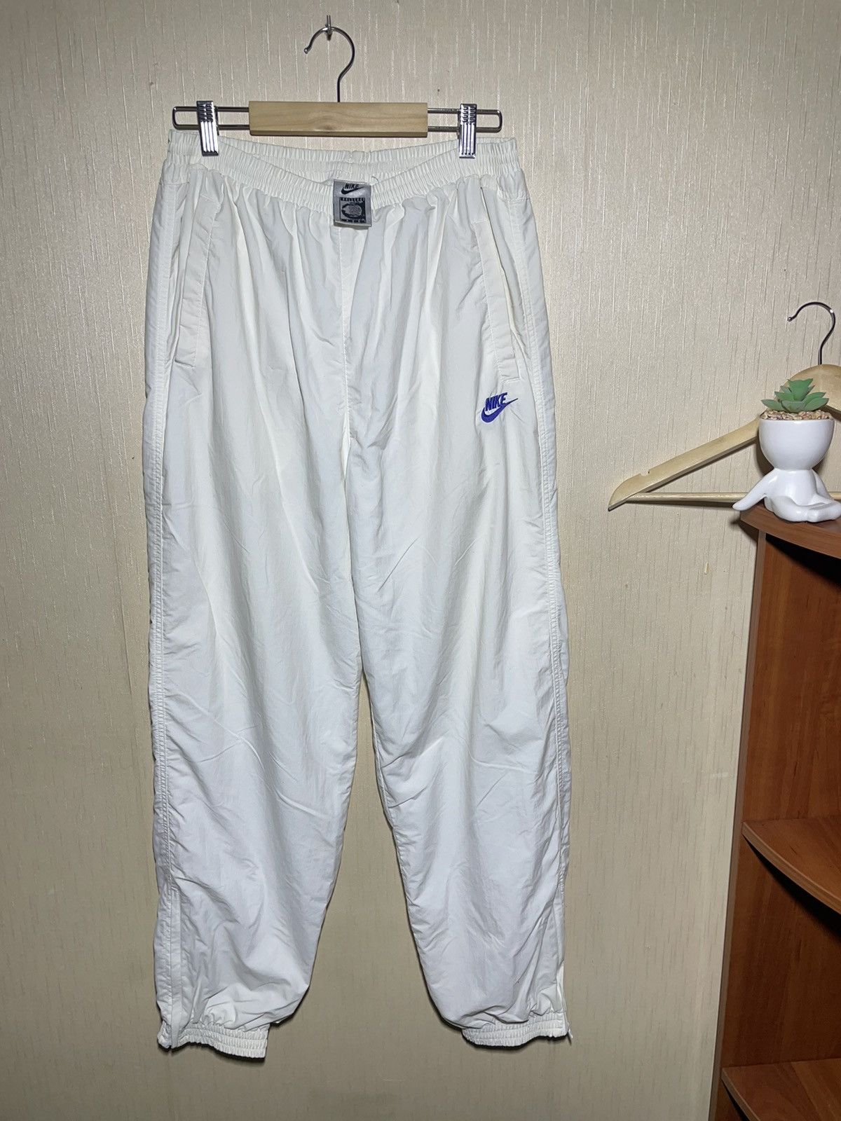 Nike × Vintage Nike Challenge court vintage nylone sweatpants 90s Size US 34 / EU 50 - 1 Thumbnail