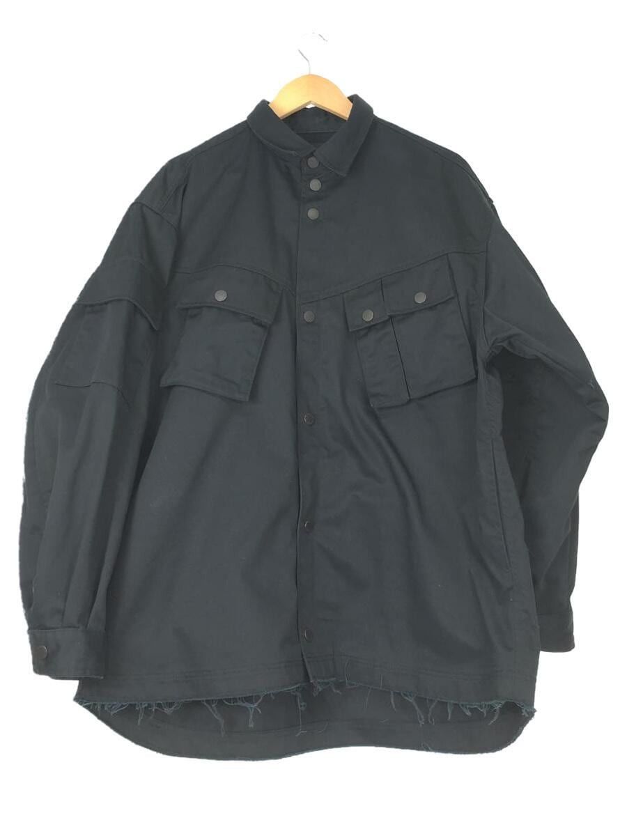 image of Undercover Gu Shirt Jacket in Black, Men's (Size XL)