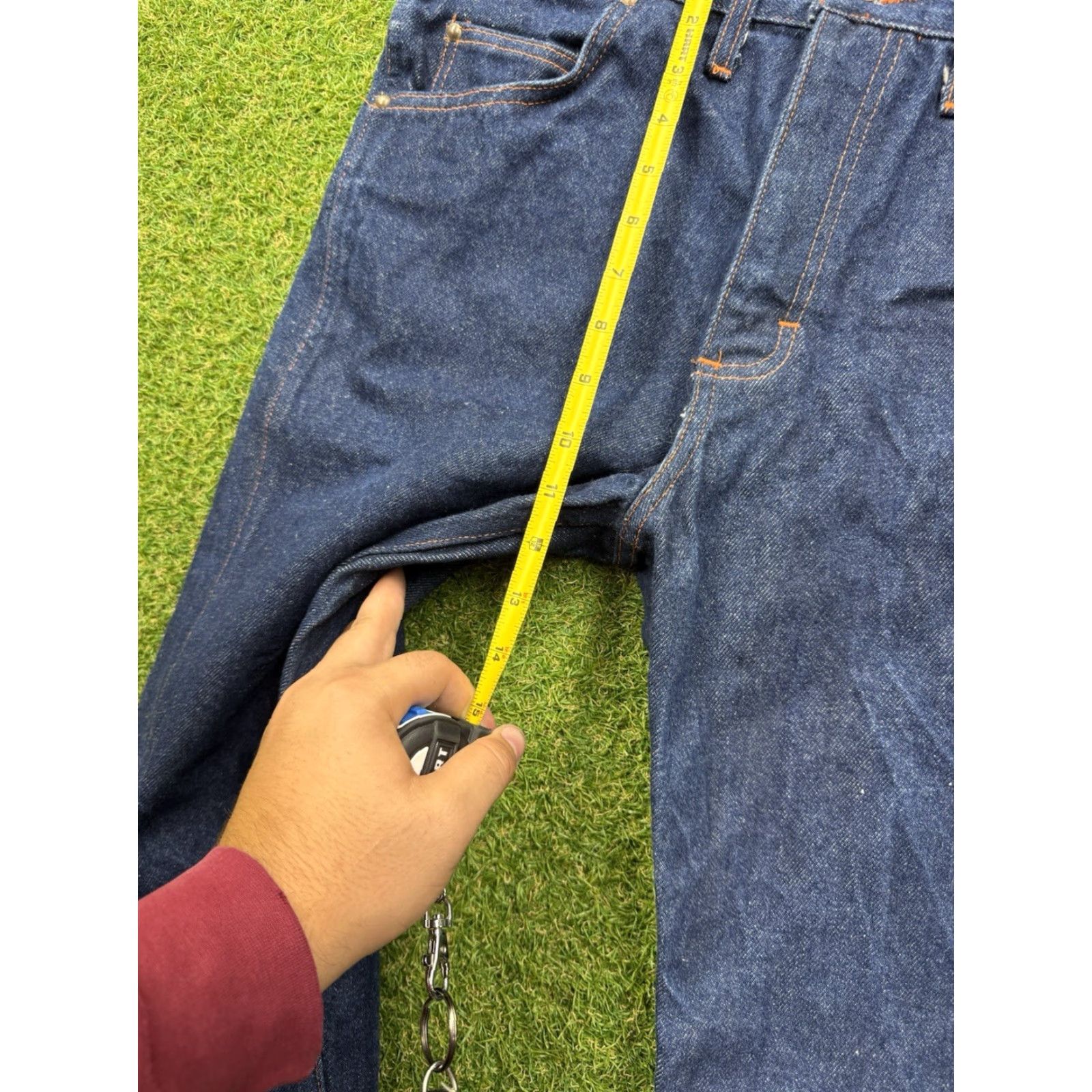 Vintage VINTAGE Big Mac Jeans 36x29 Straight Leg Dark Wash 80s Mens Size US 36 / EU 52 - 7 Thumbnail