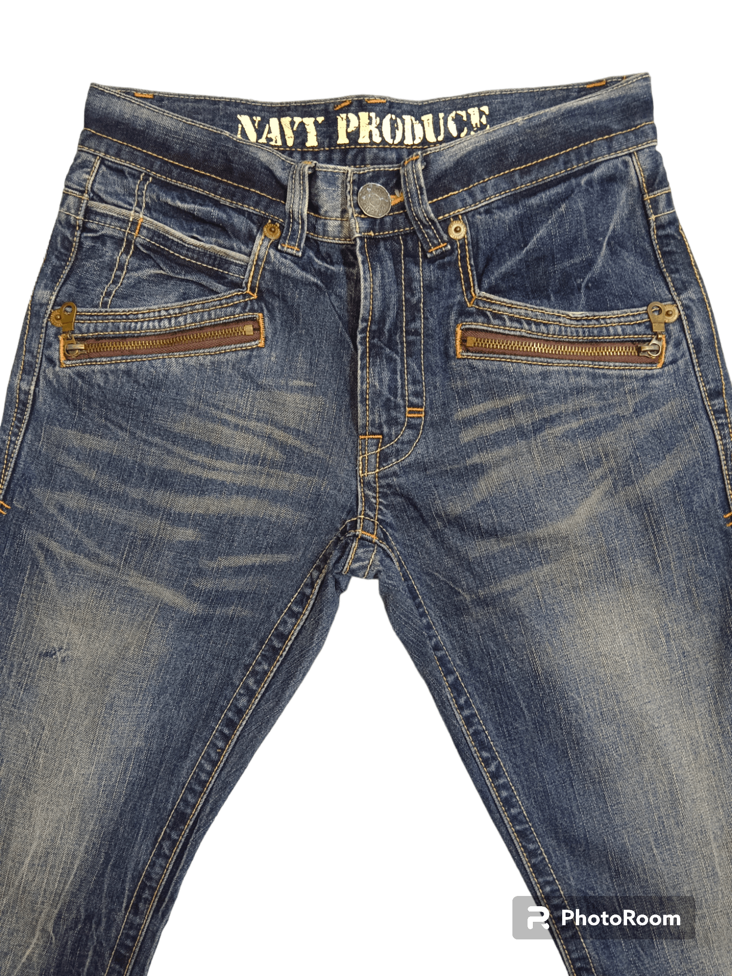Naval Clothing Factory Navy Produce Flare Jeans Size US 28 / EU 44 - 4 Thumbnail